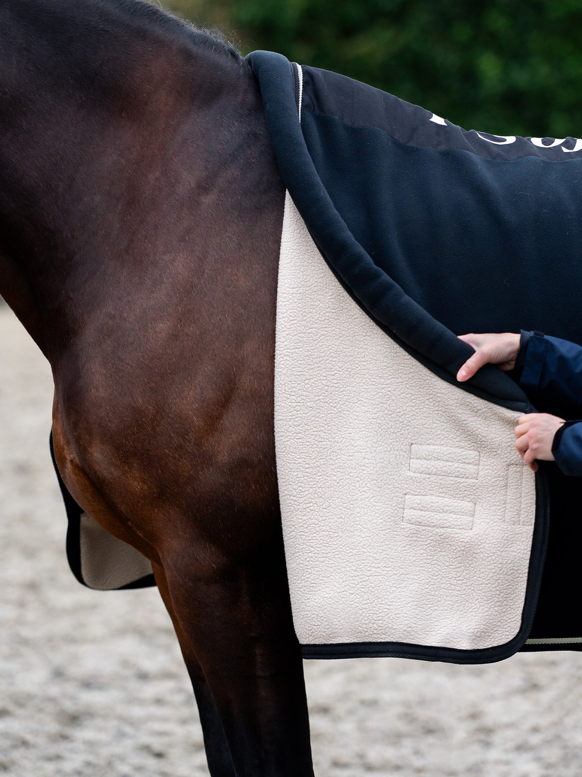 Premium Fleece Rug Navy