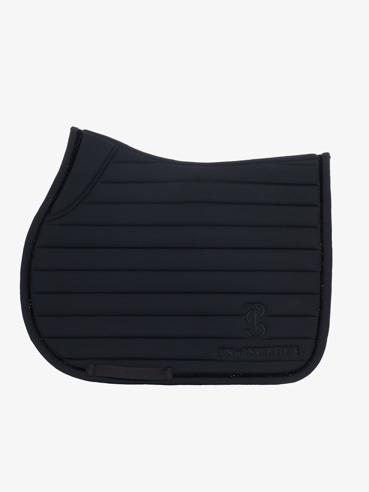Stripe Jump Saddle Pad Black