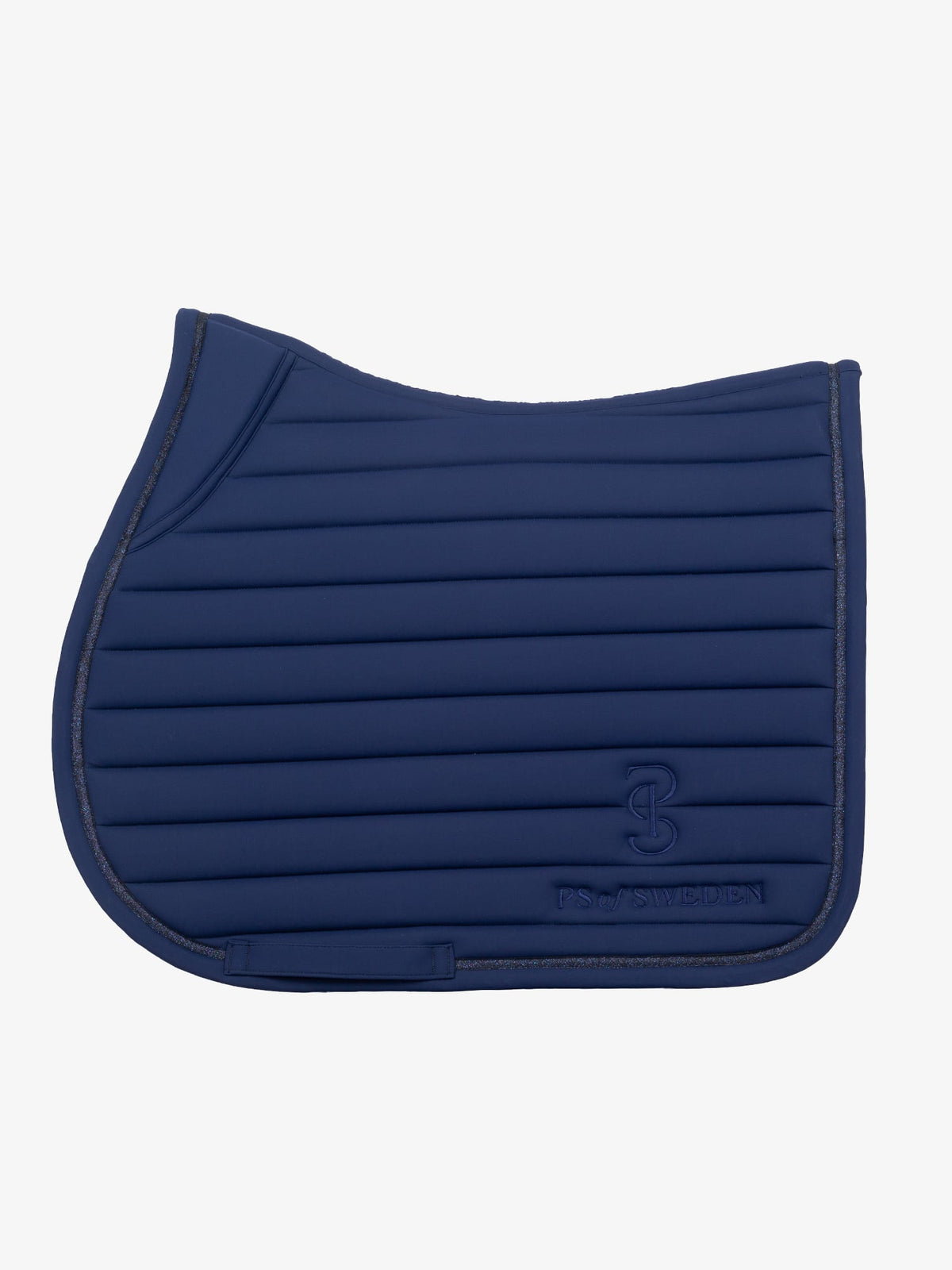 Stripe Jump Saddle Pad Navy