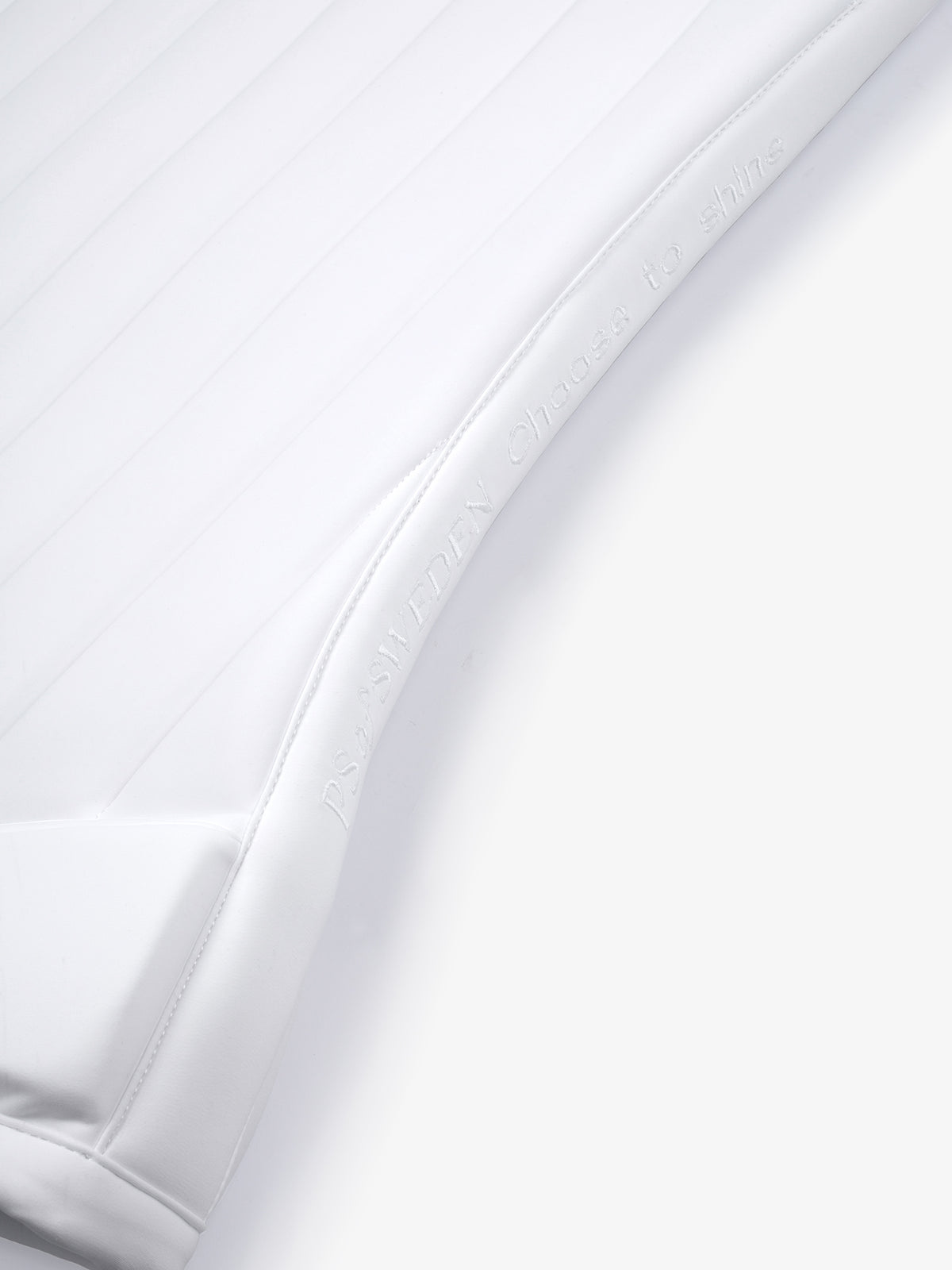 Stripe Jump Saddle Pad White