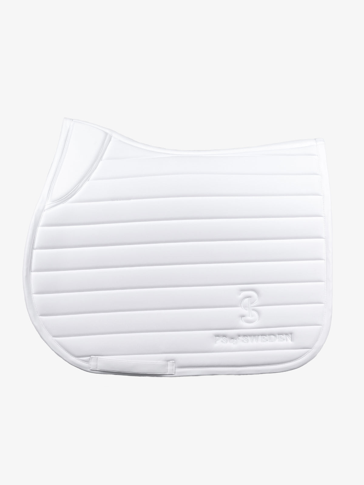 Stripe Jump Saddle Pad - White