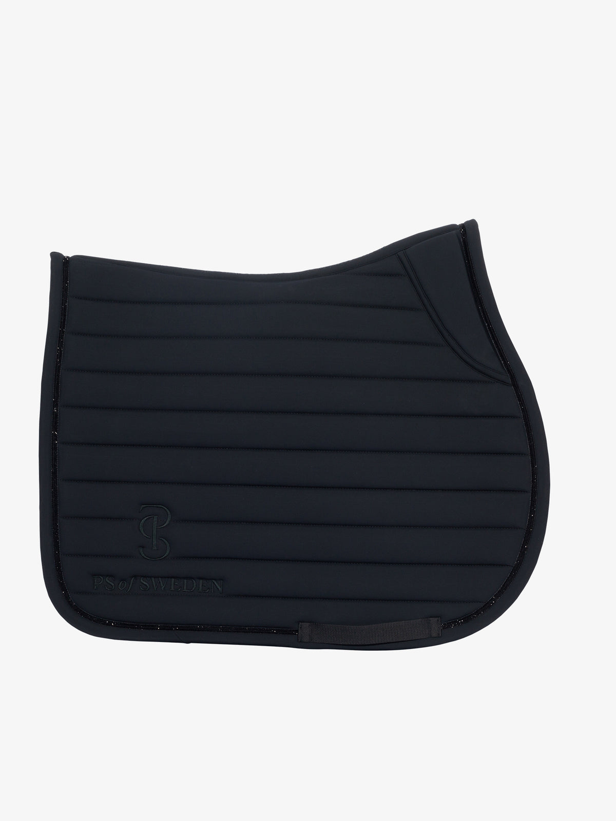 Stripe Jump Saddle Pad Black