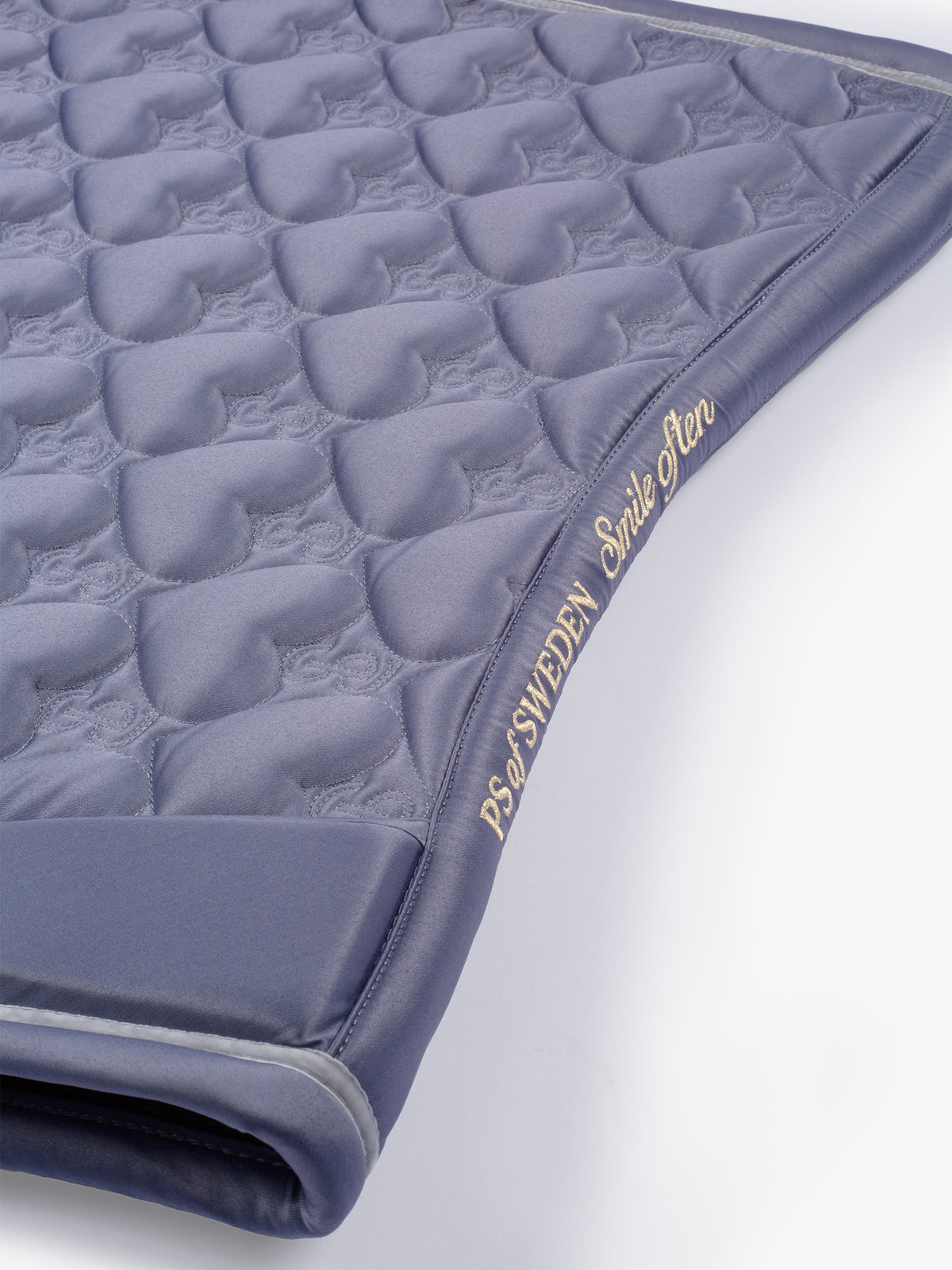 Saddle Pad Heart Dressage Mist blue