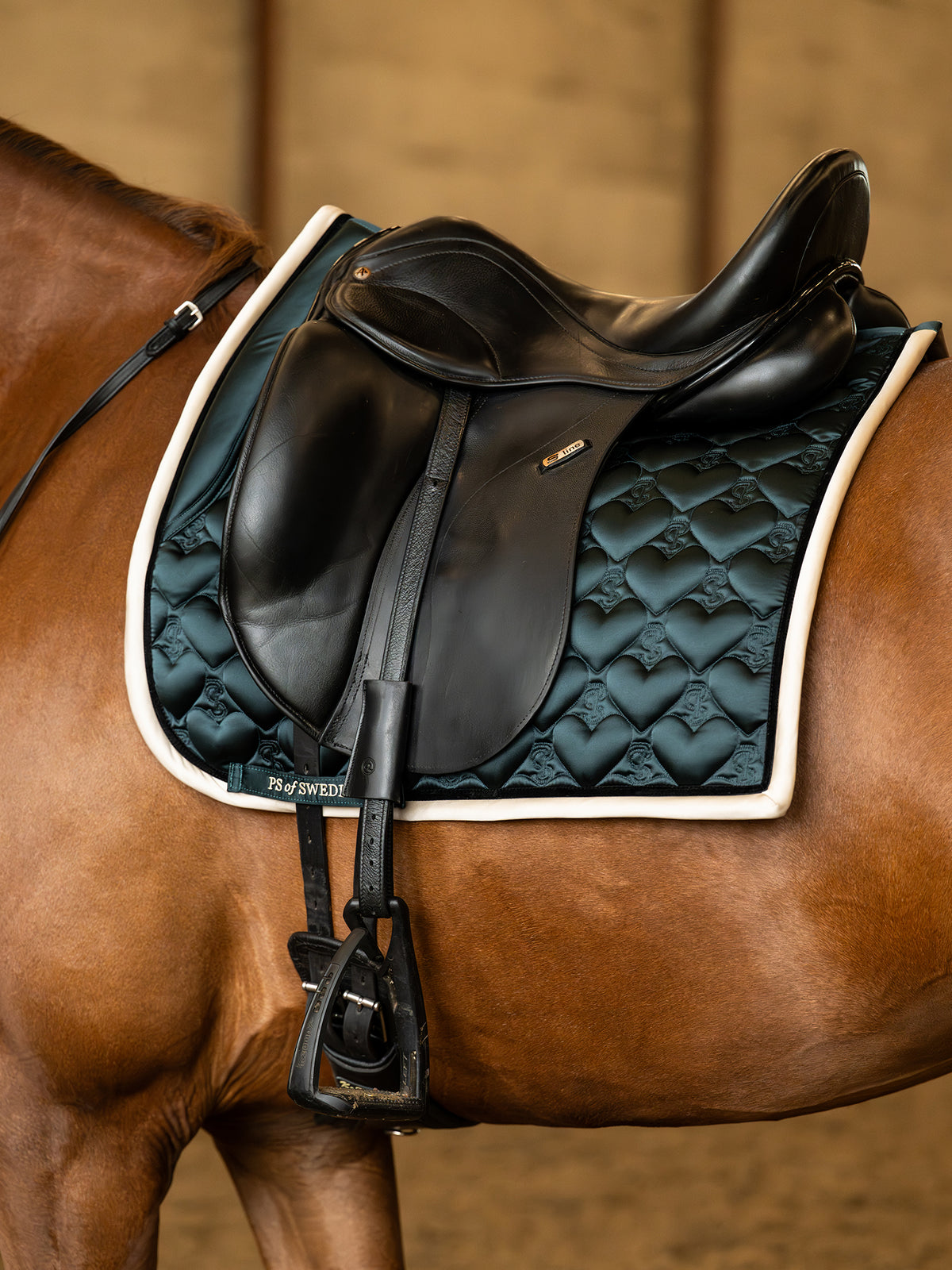 Saddle Pad Heart Dressage Mystic Forest