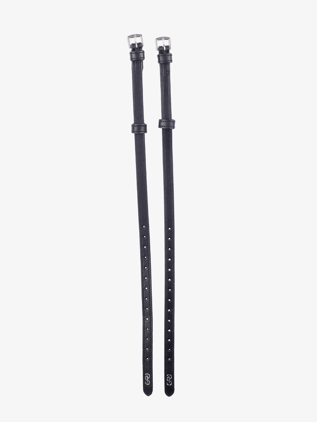 Spur Straps Black Leather