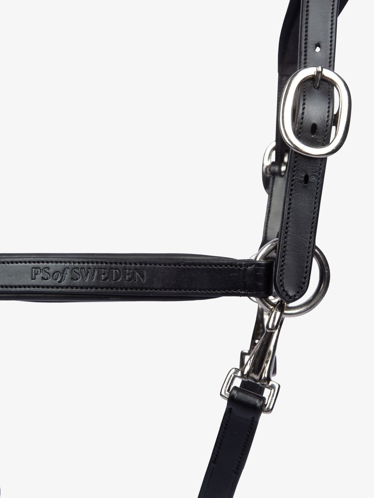Palermo Leather Halter Black Leather