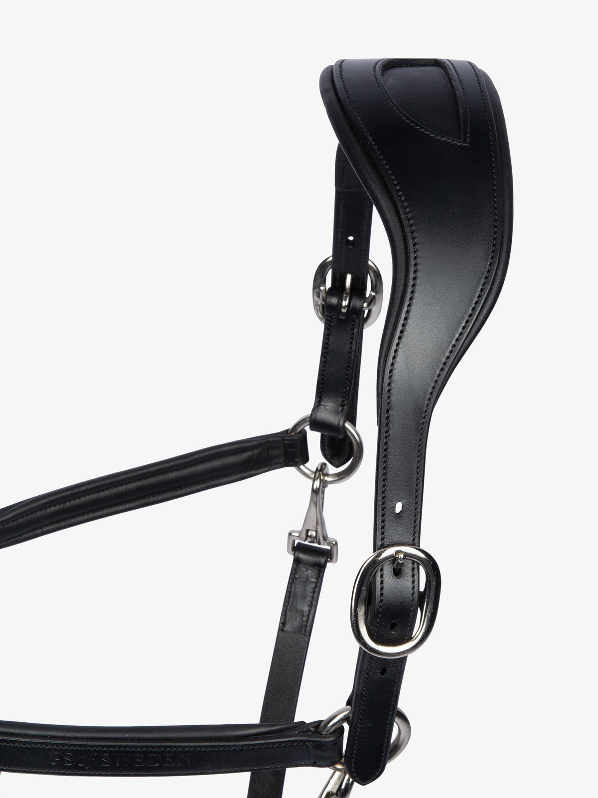 Palermo Leather Halter Black Leather