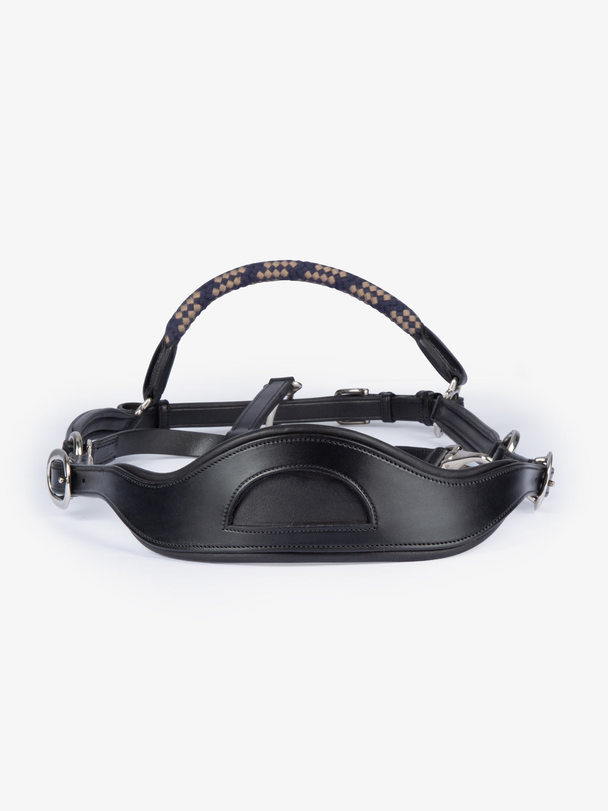 Palermo Leather Halter Black Leather