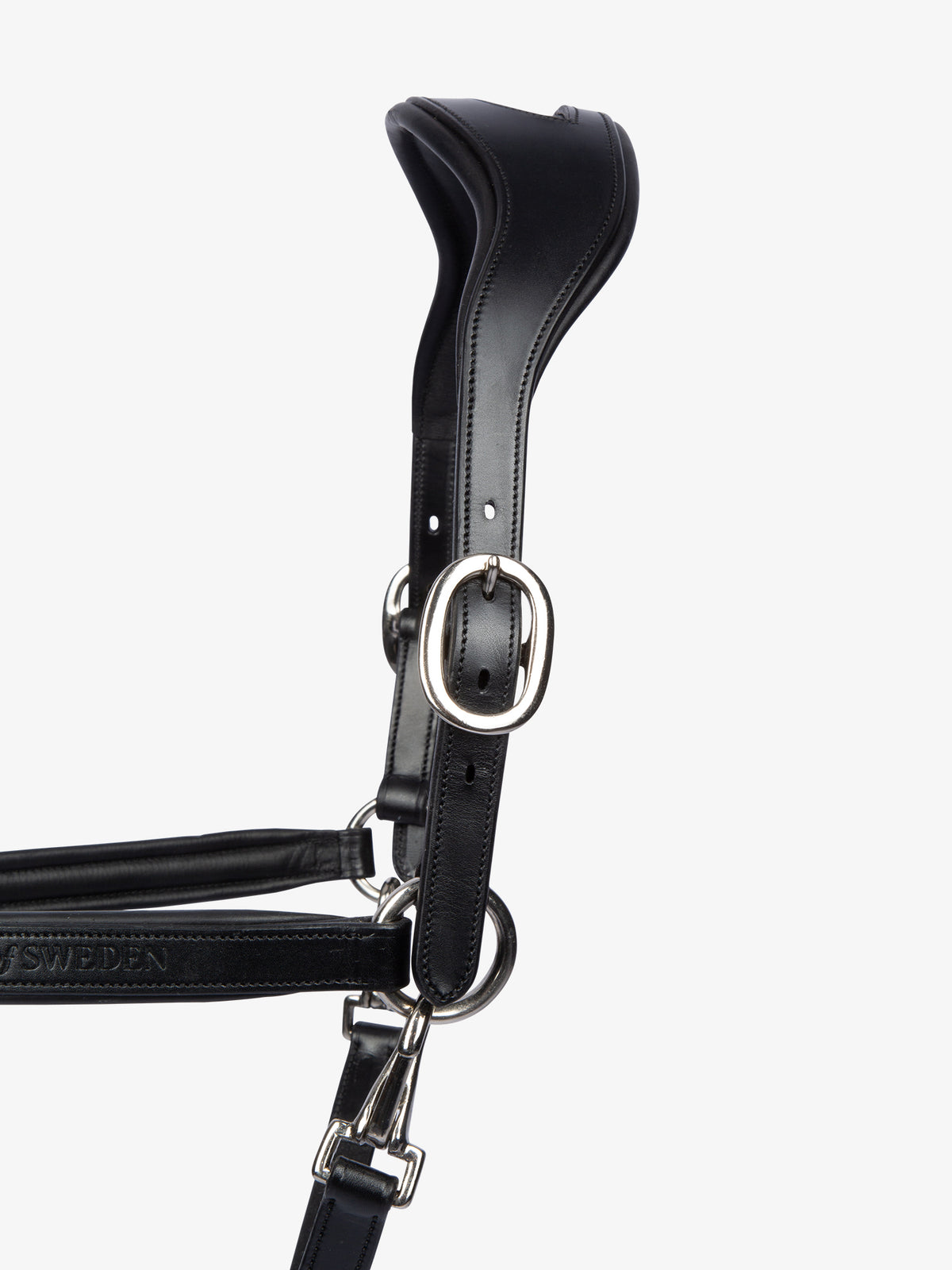 Palermo Leather Halter Black Leather