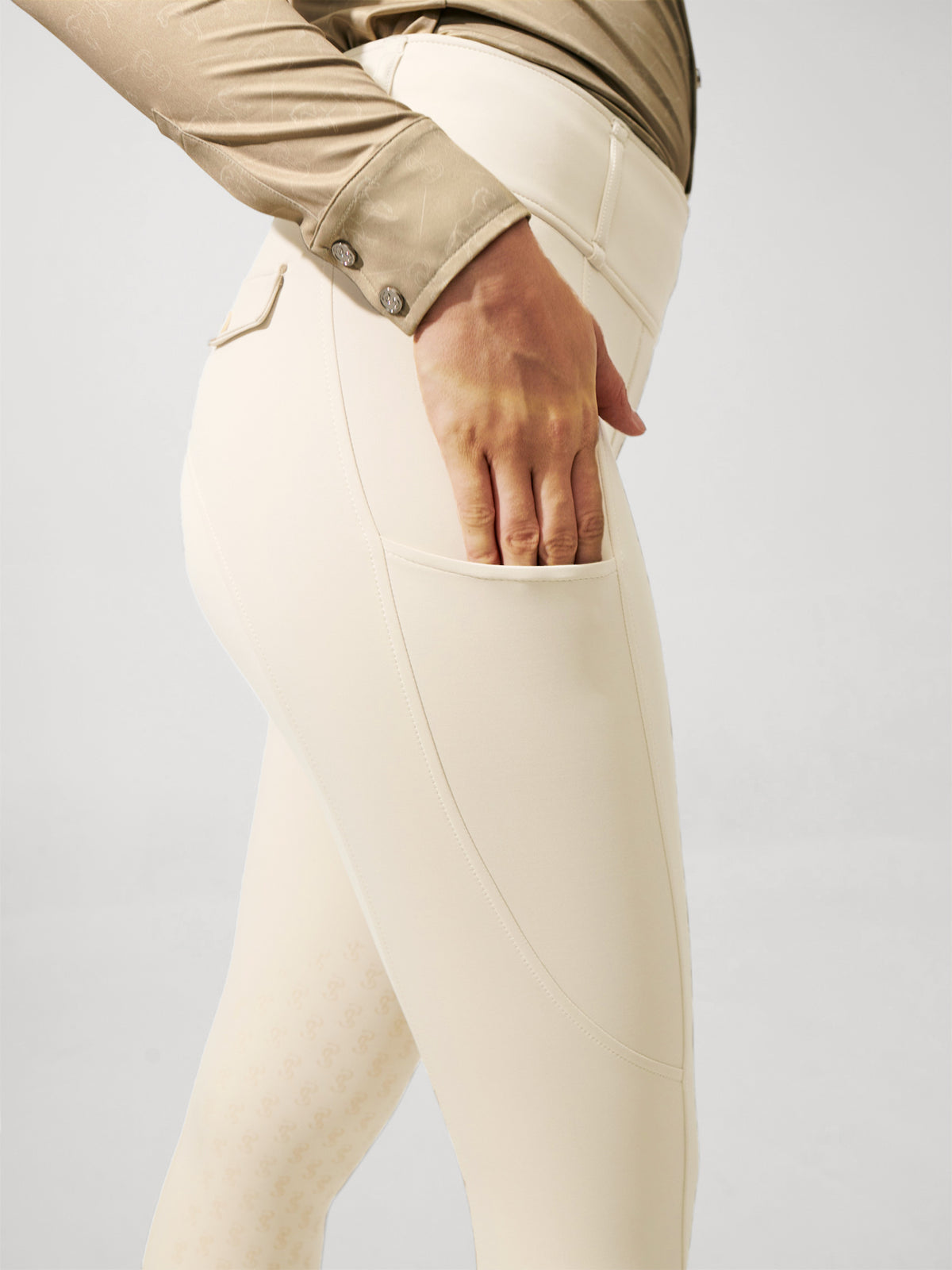 Katja Compression Knee-Patch Riding Tights