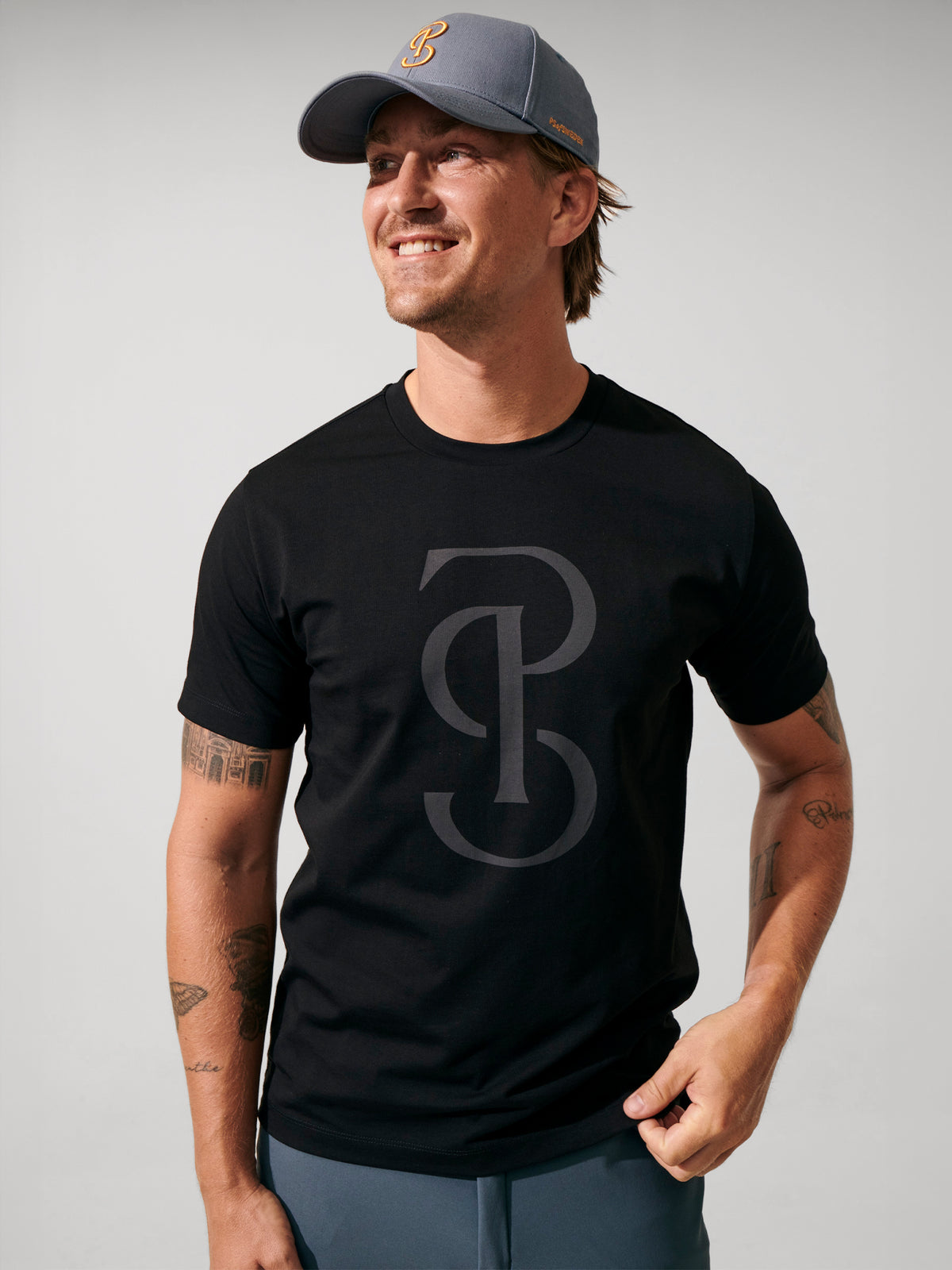 Scott S/S Cotton Tee Black