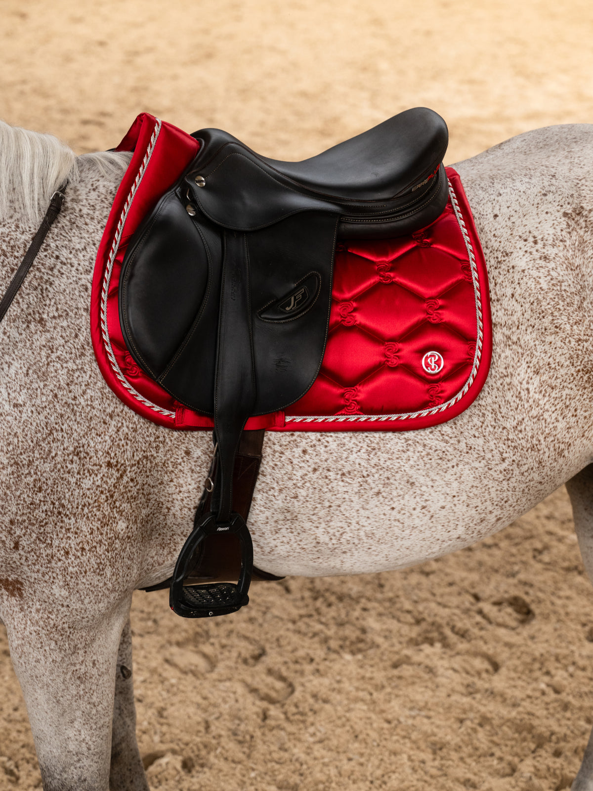 Saddle Pad Jump Signature - Cranberry Red