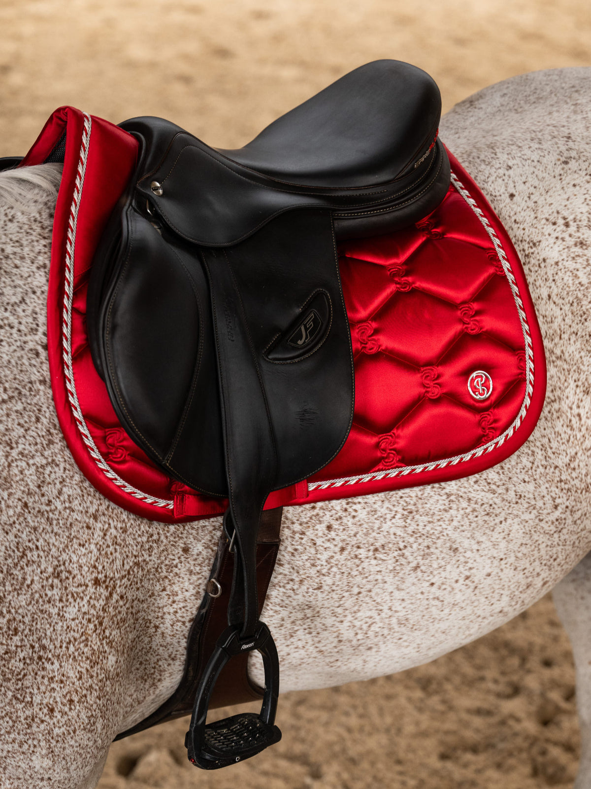 Saddle Pad Jump Signature - Cranberry Red