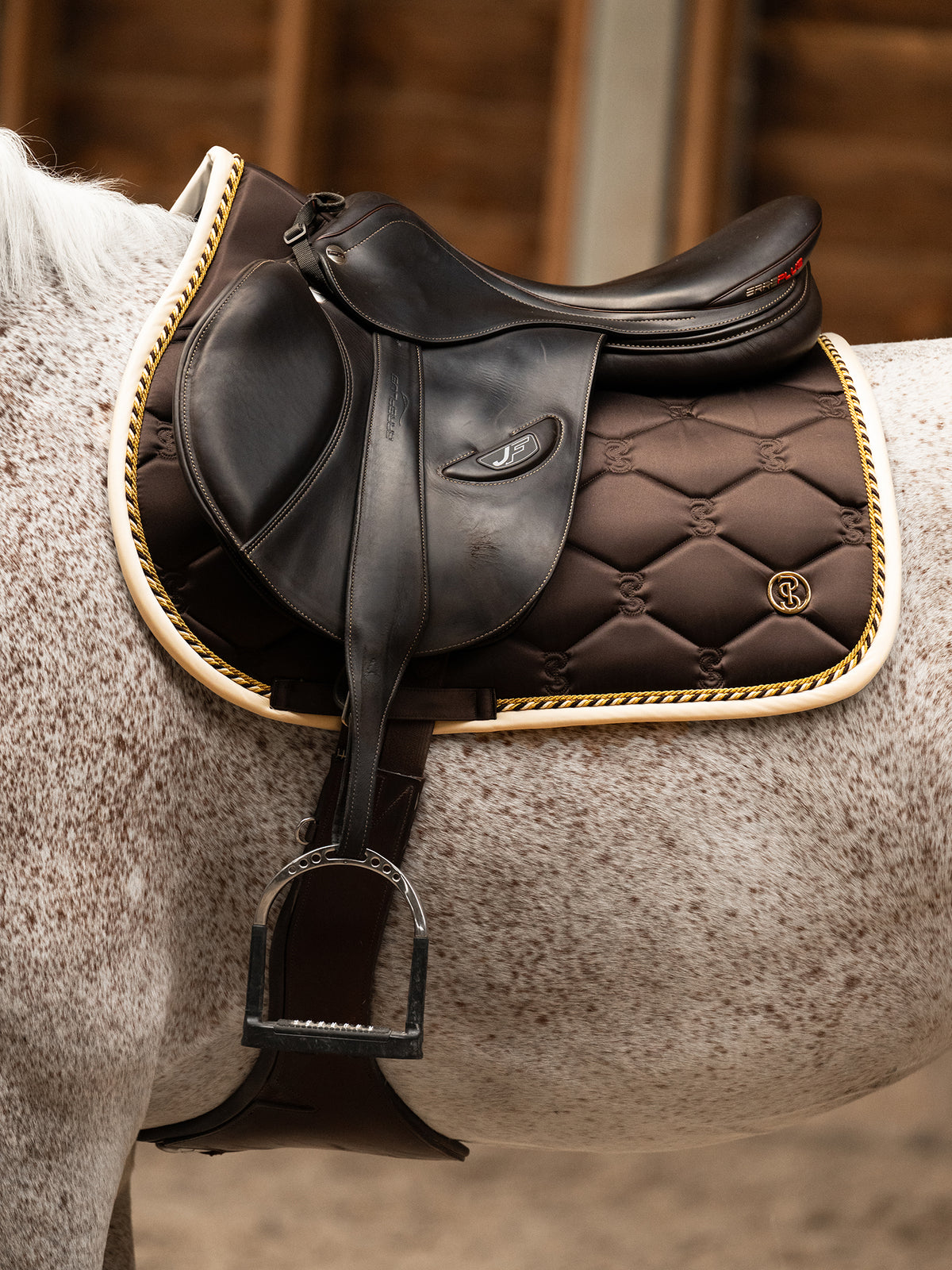 Saddle Pad Jump Signature Java Noir