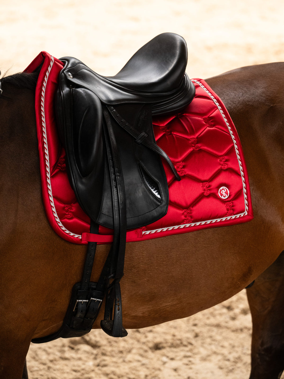 Saddle Pad Dressage Signature - Cranberry Red