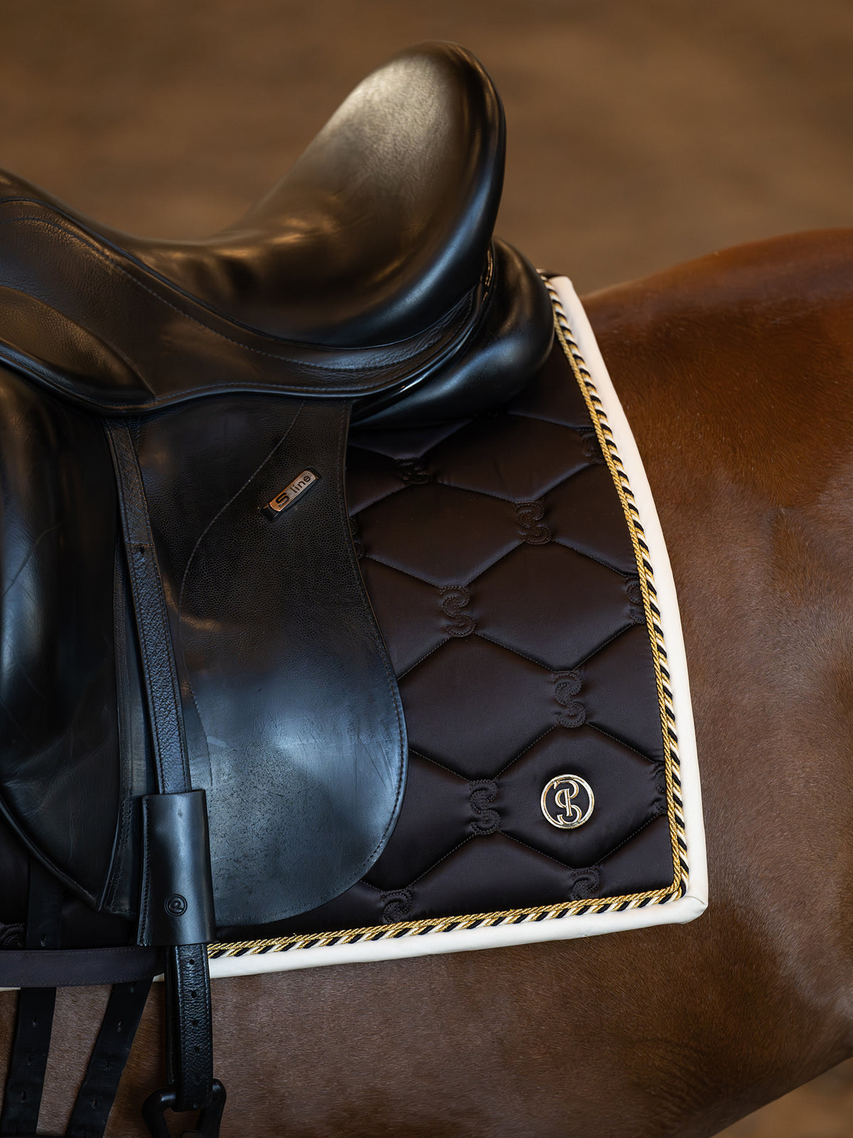 Saddle Pad Dressage Signature Java Noir