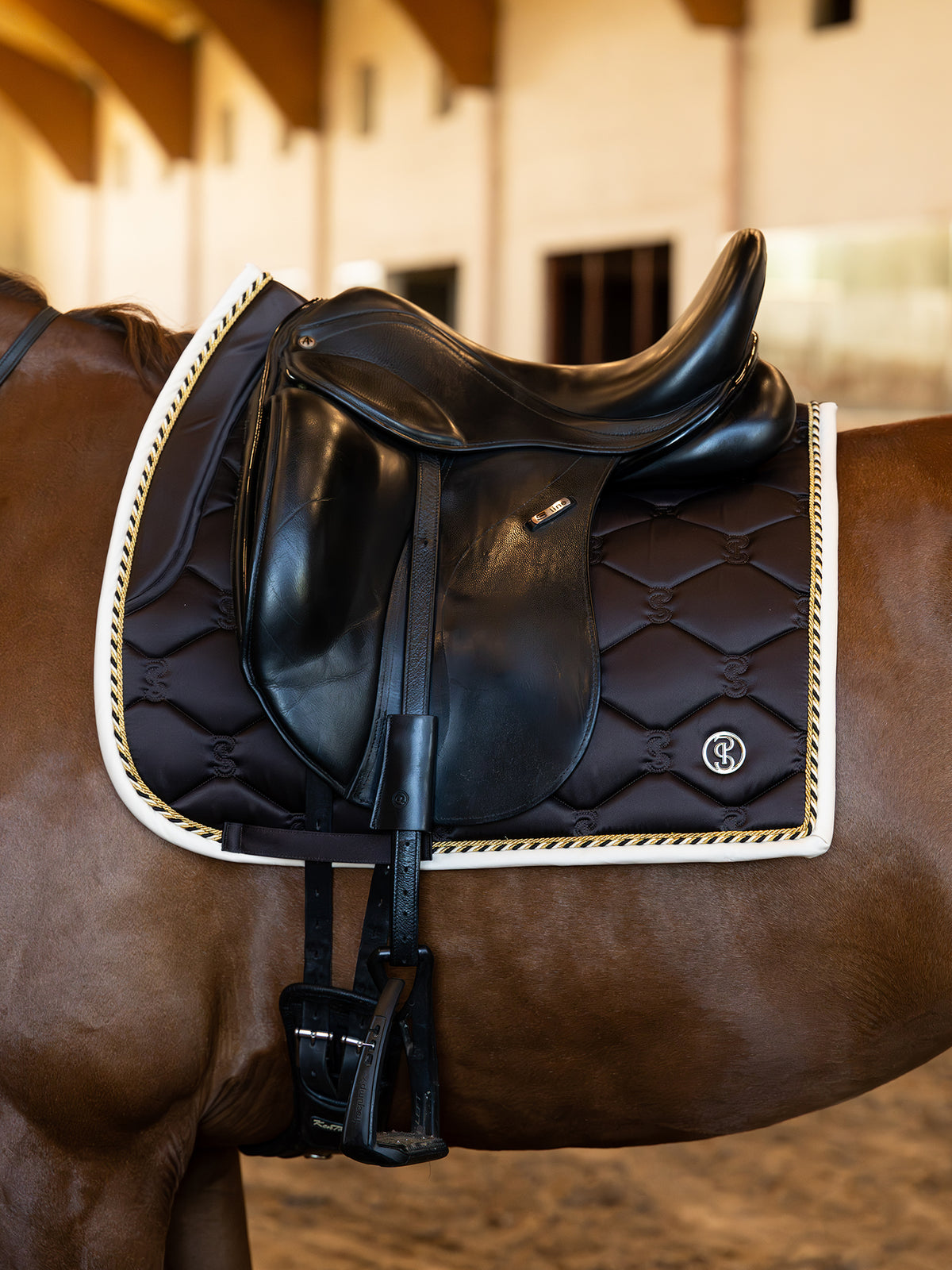 Saddle Pad Dressage Signature Java Noir
