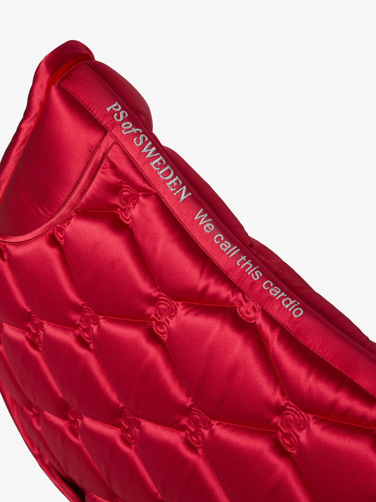 Saddle Pad Jump Ruffle - Cranberry Red