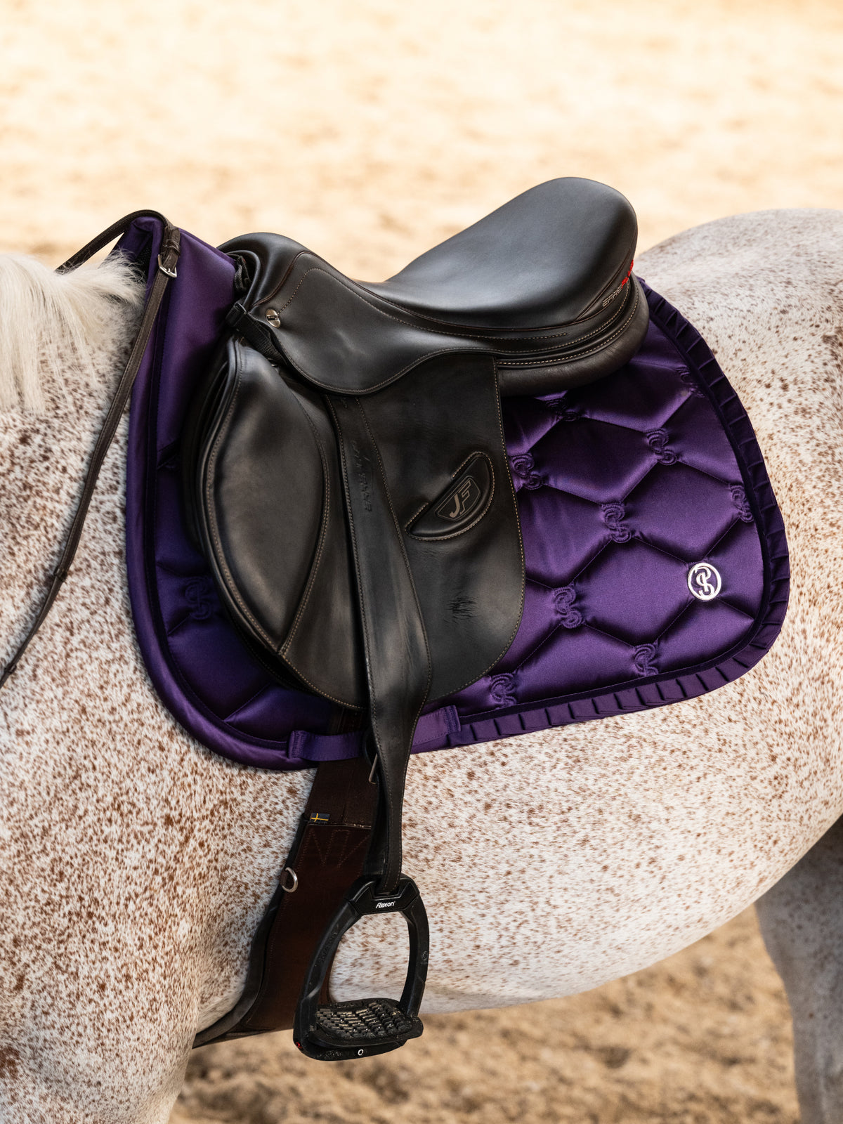 Saddle Pad Jump Ruffle - Eclipse Purple