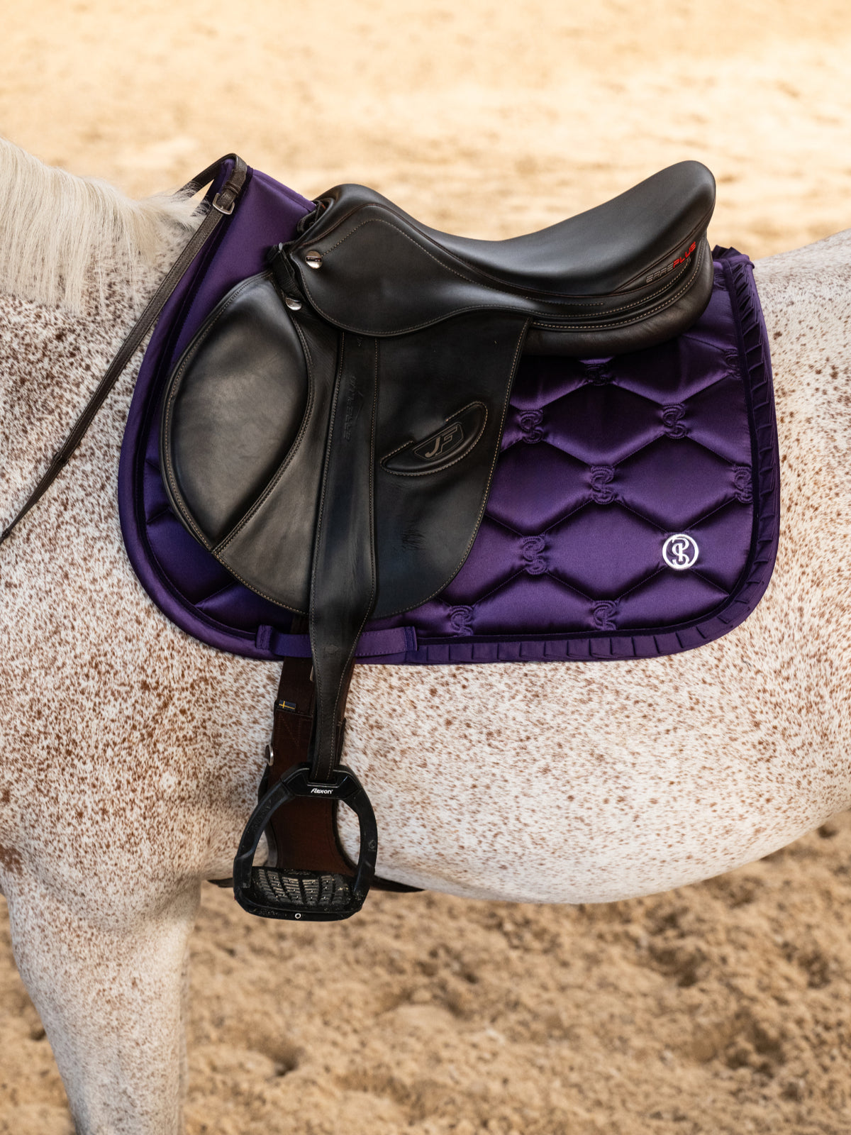 Saddle Pad Jump Ruffle - Eclipse Purple