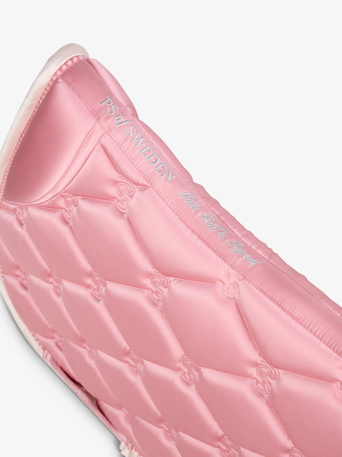 Saddle Pad Jump Ruffle Pearl - Vintage Pink