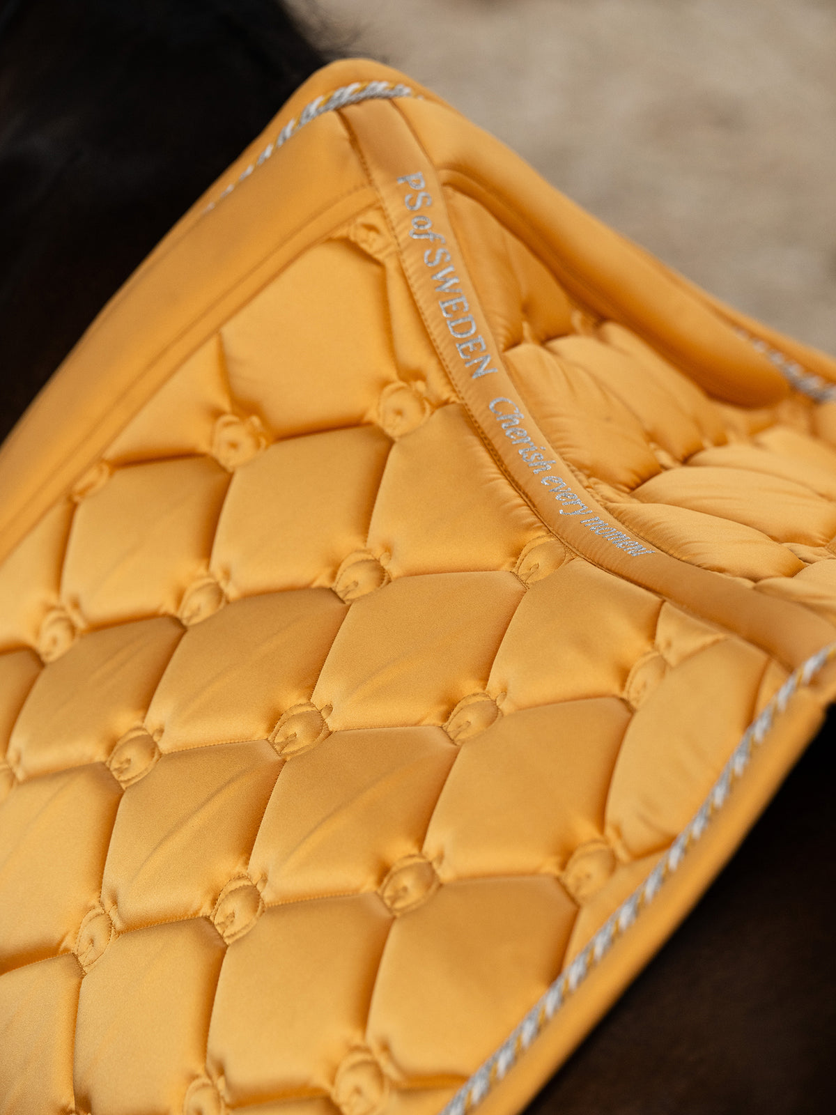 The Original Monogram Dressage Saddle Pad - Sunburst Sorbet