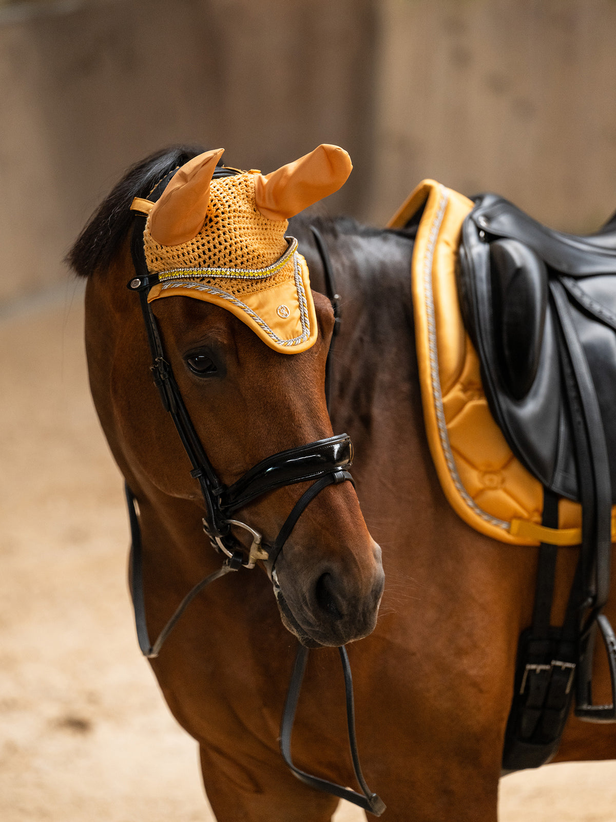 The Original Monogram Ear Bonnet - Sunburst Sorbet