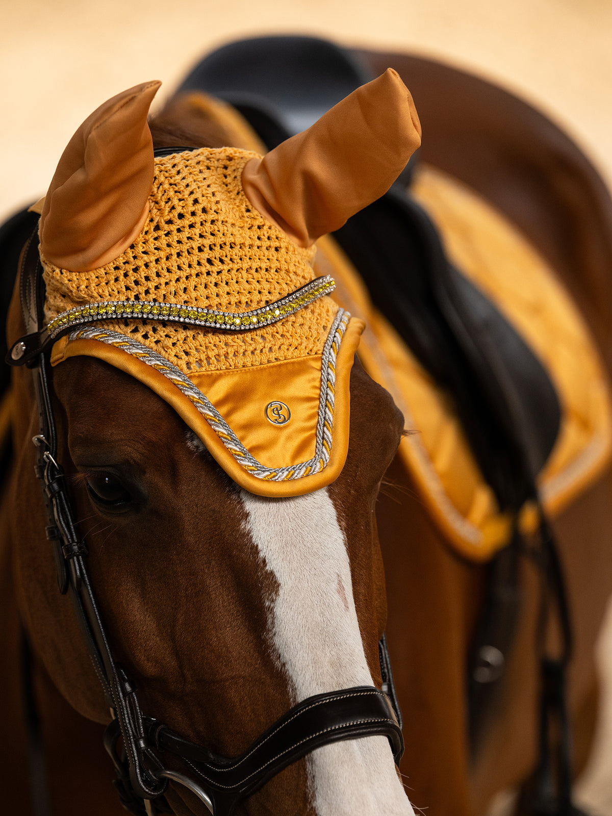 The Original Monogram Ear Bonnet - Sunburst Sorbet