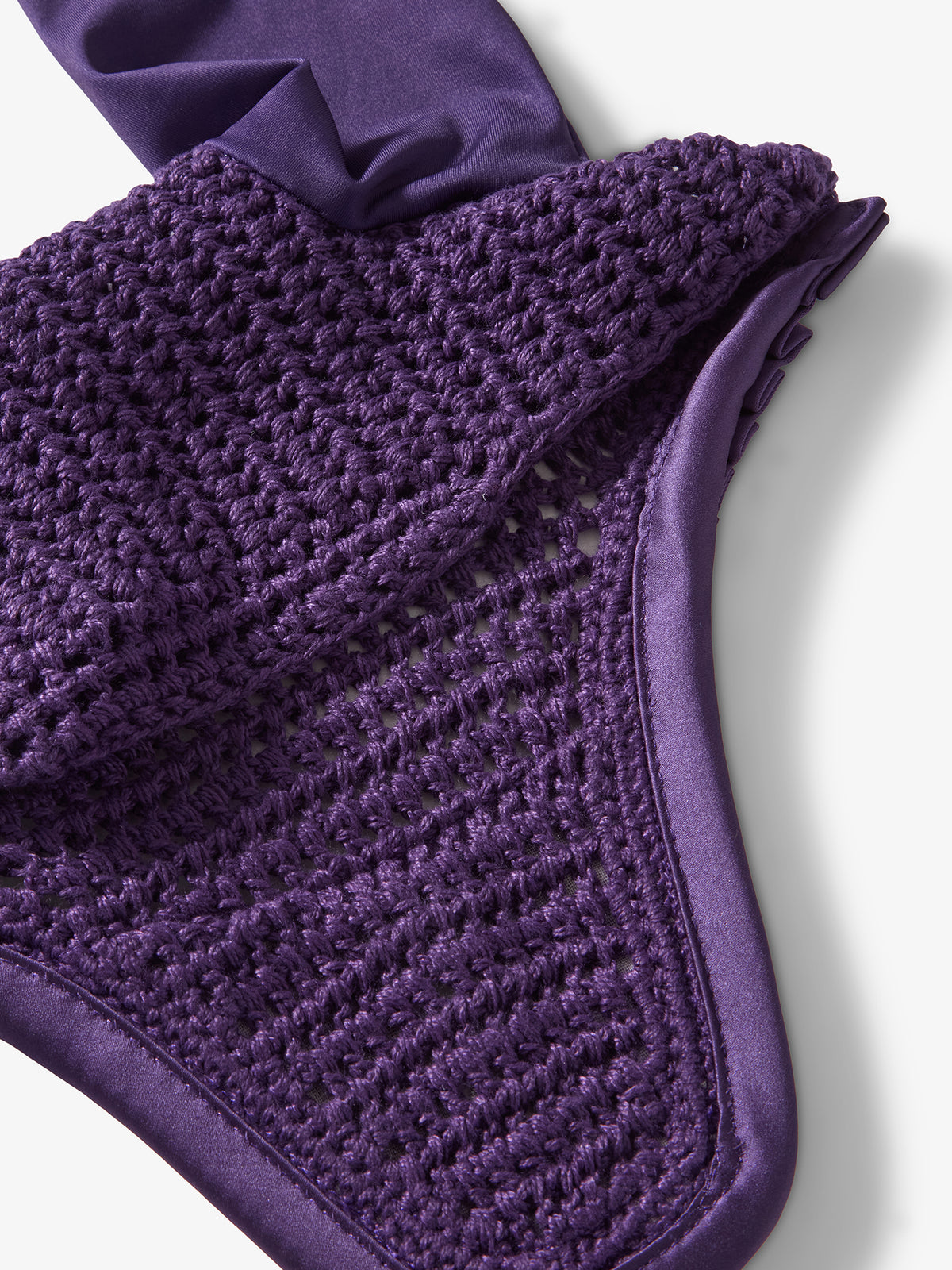 Ear Bonnet Ruffle - Eclipse Purple