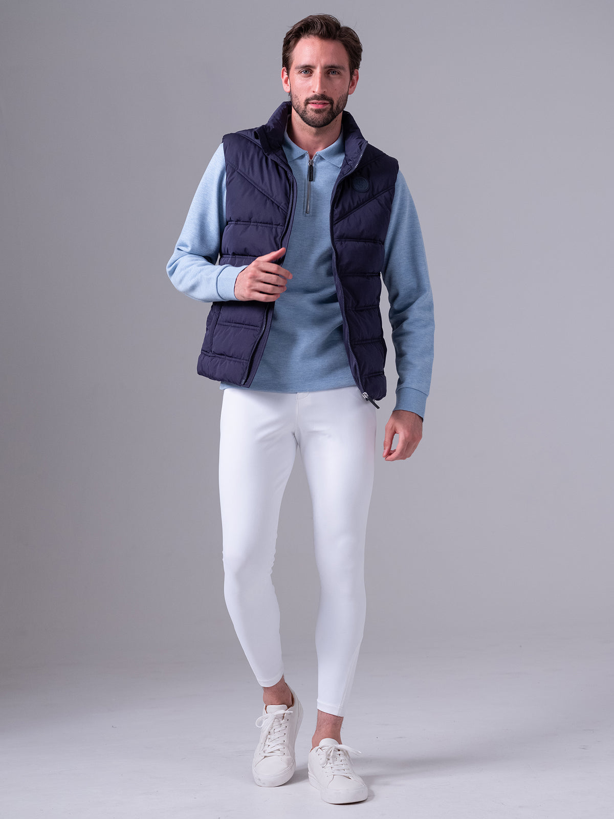 William Puffer Vest Navy