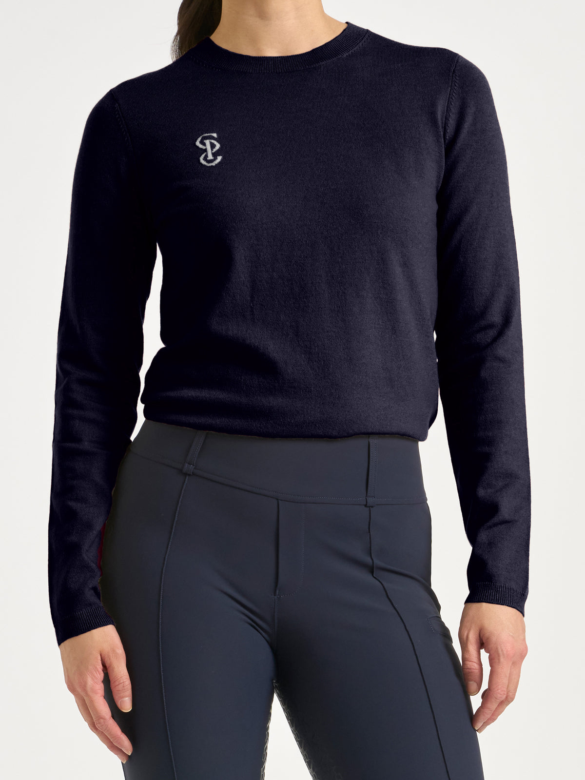 PS Logo Knit Sweater Navy