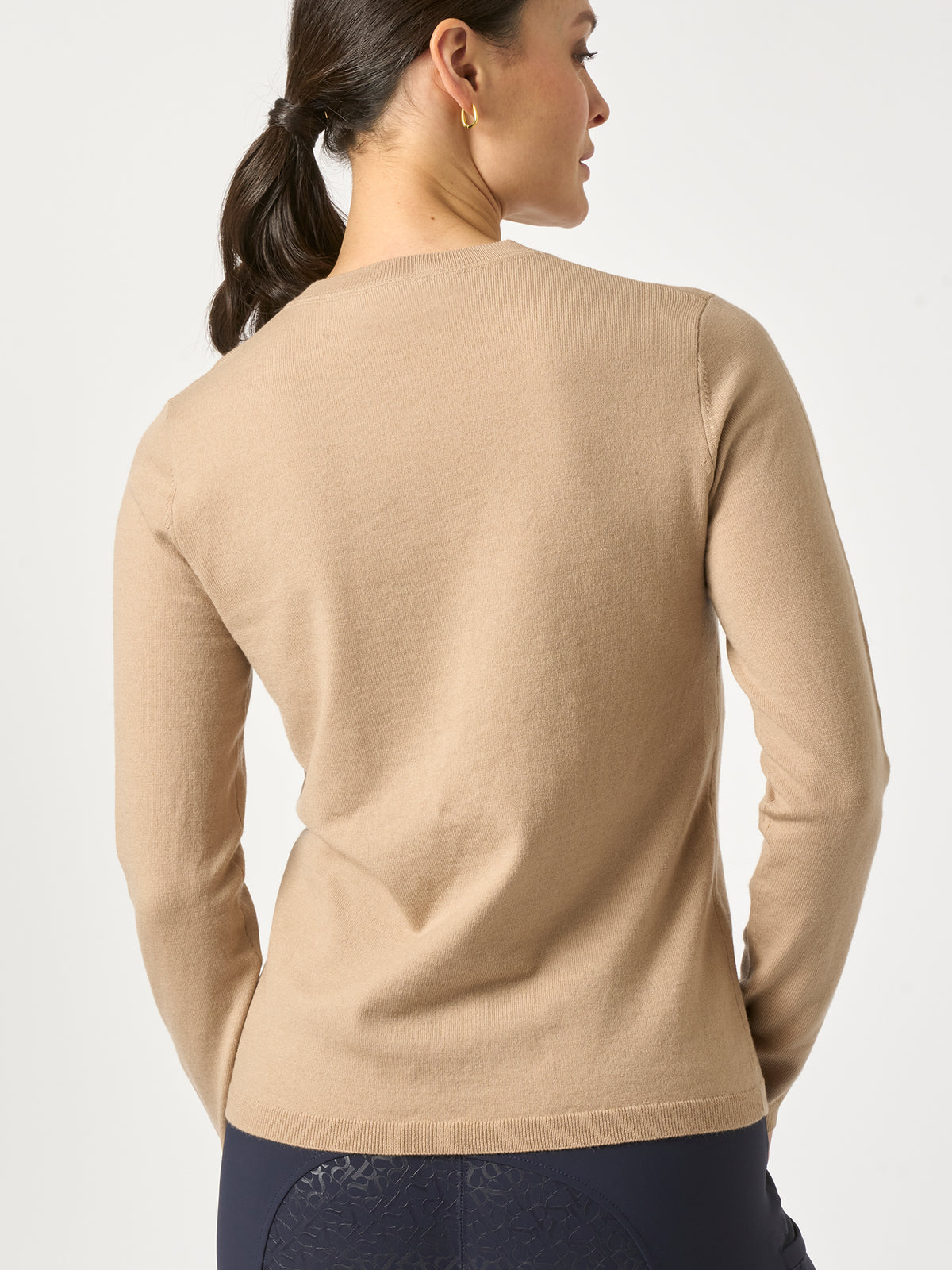 PS Logo Knit Sweater Desert Beige