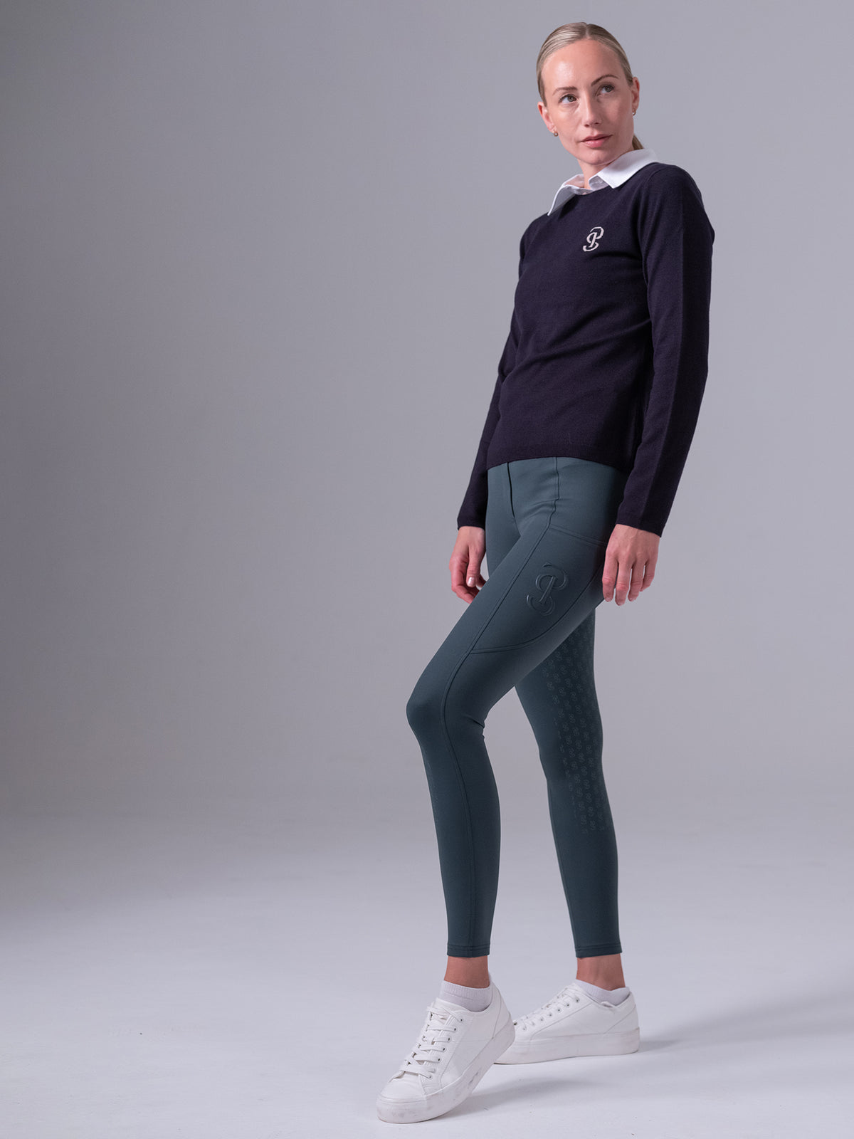 PS Logo Knit Sweater Navy
