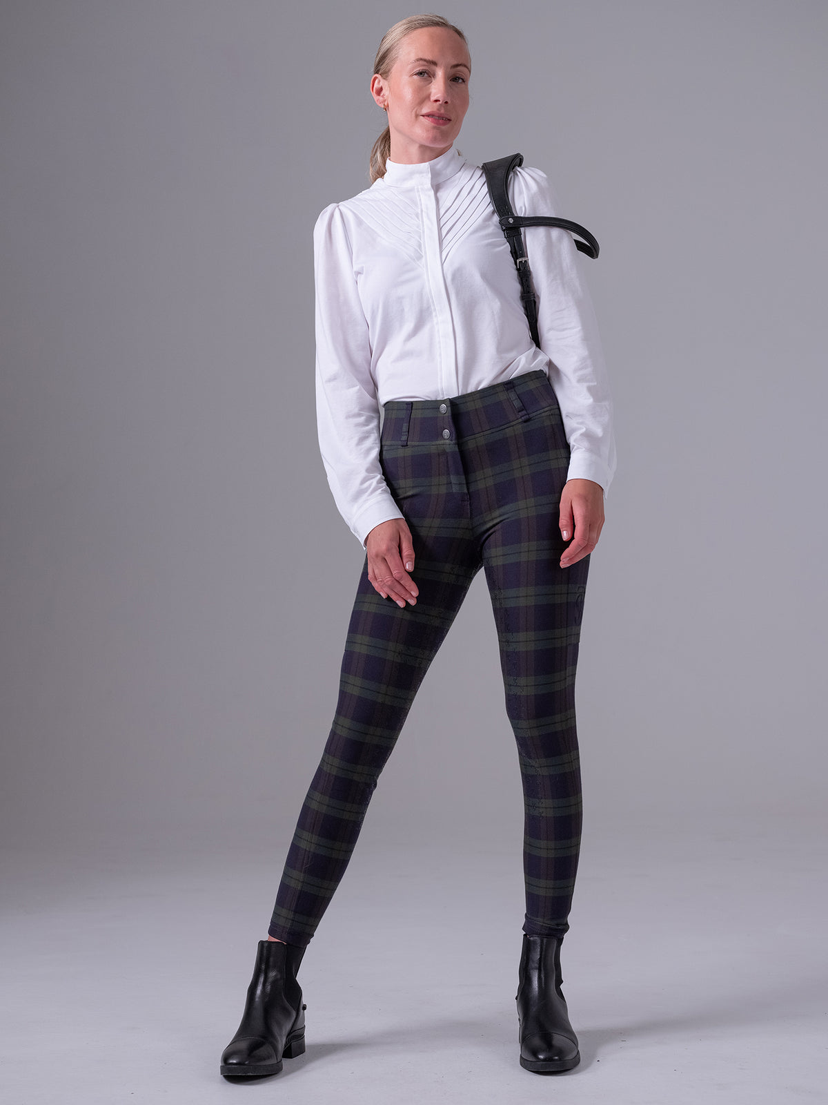 Tindra Tuxedo Shirt - White