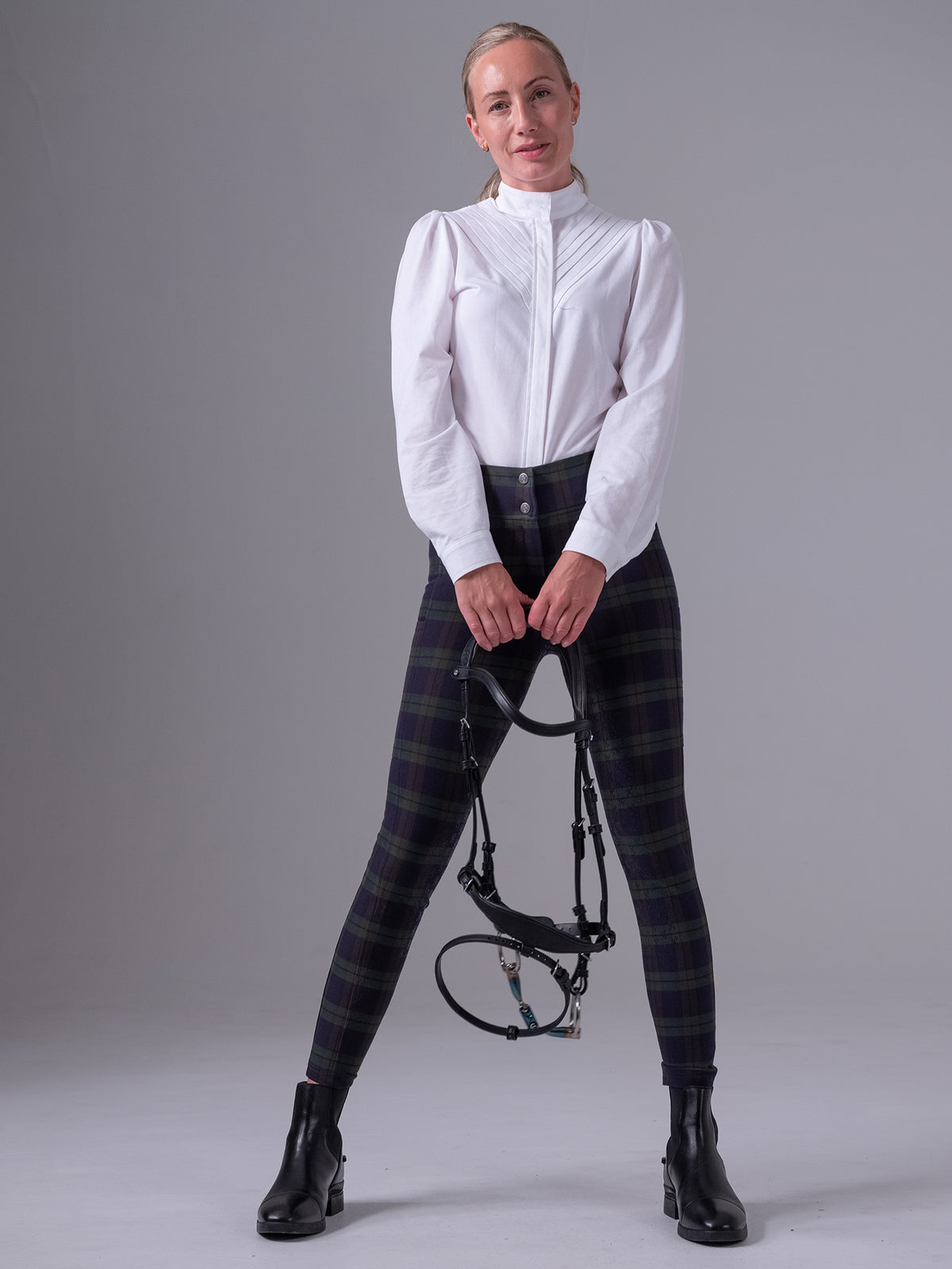 Tindra Tuxedo Shirt - White