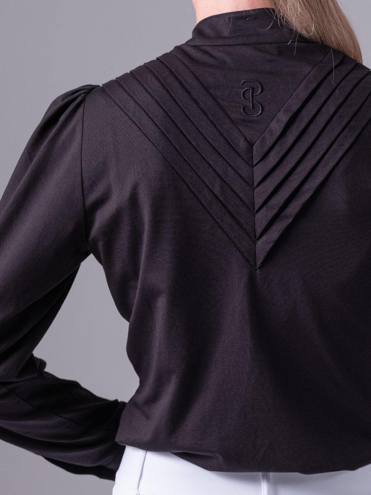 Tindra Tuxedo Shirt - Black