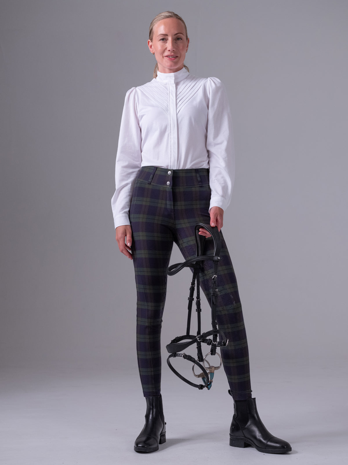 Tindra Tuxedo Shirt - White