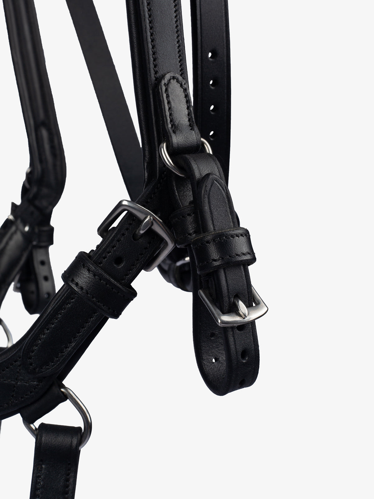 Bridle King Edward Black Leather