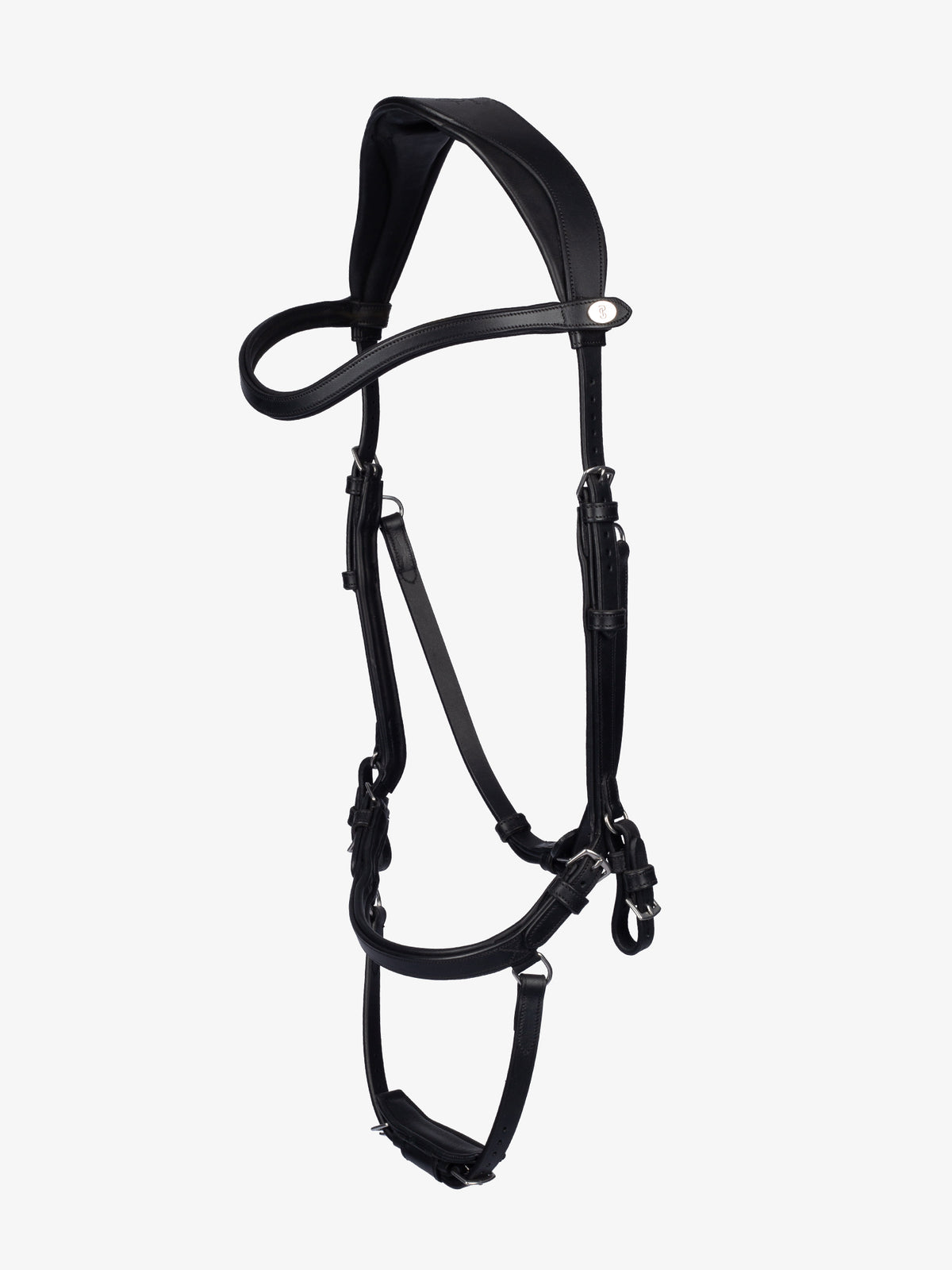 Bridle King Edward Black Leather