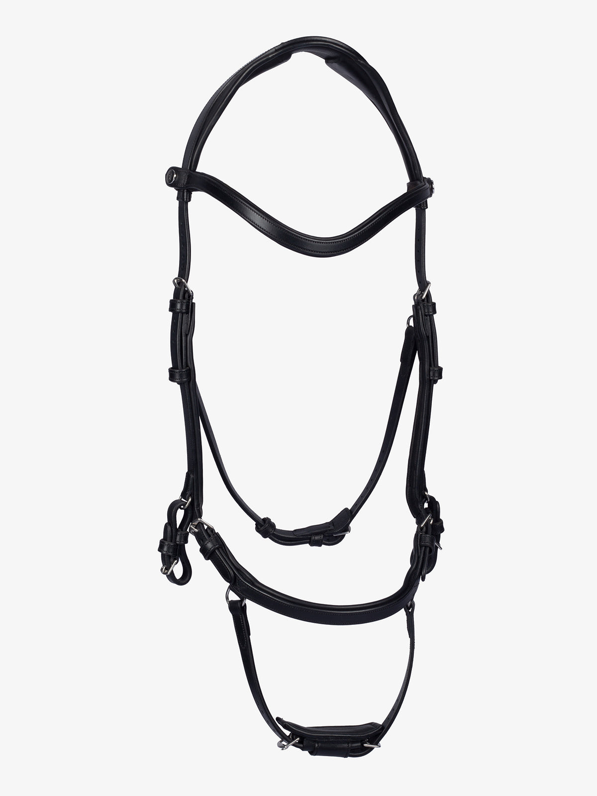 Bridle King Edward Black Leather