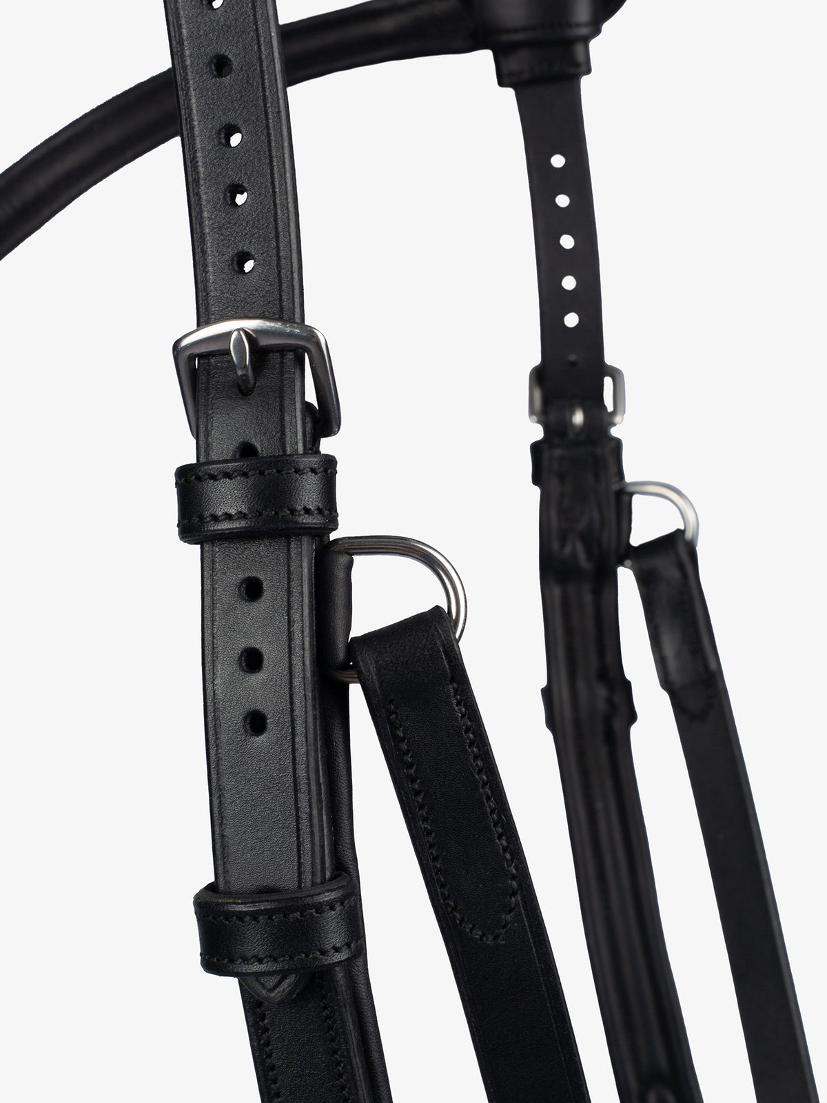 Bridle King Edward Black Leather