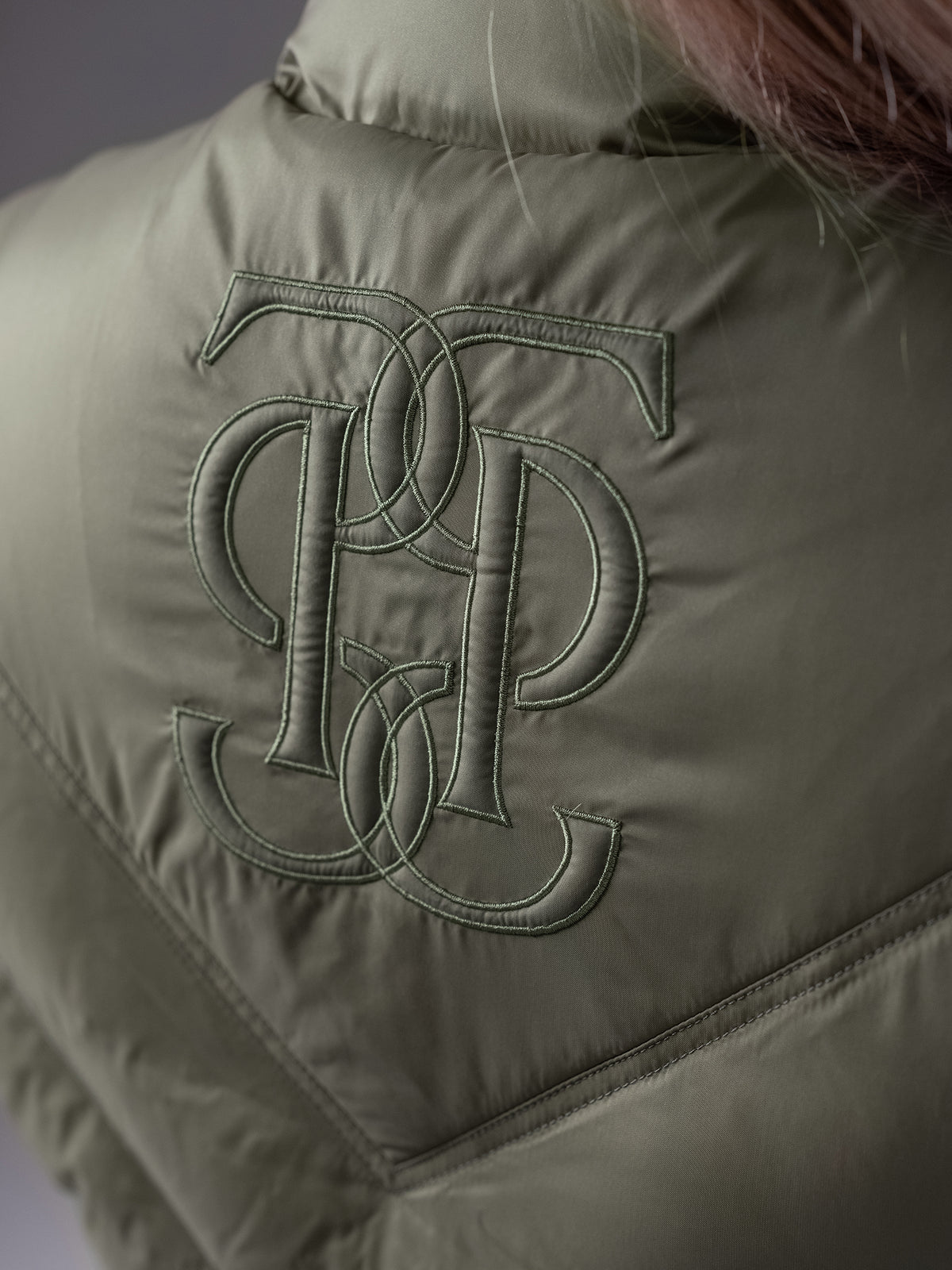 Lucy Puffer Vest - Vintage green