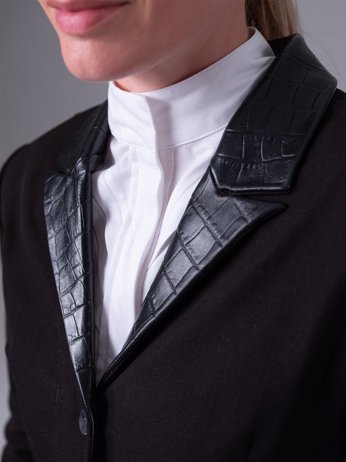 Carol Croco Blazer Black