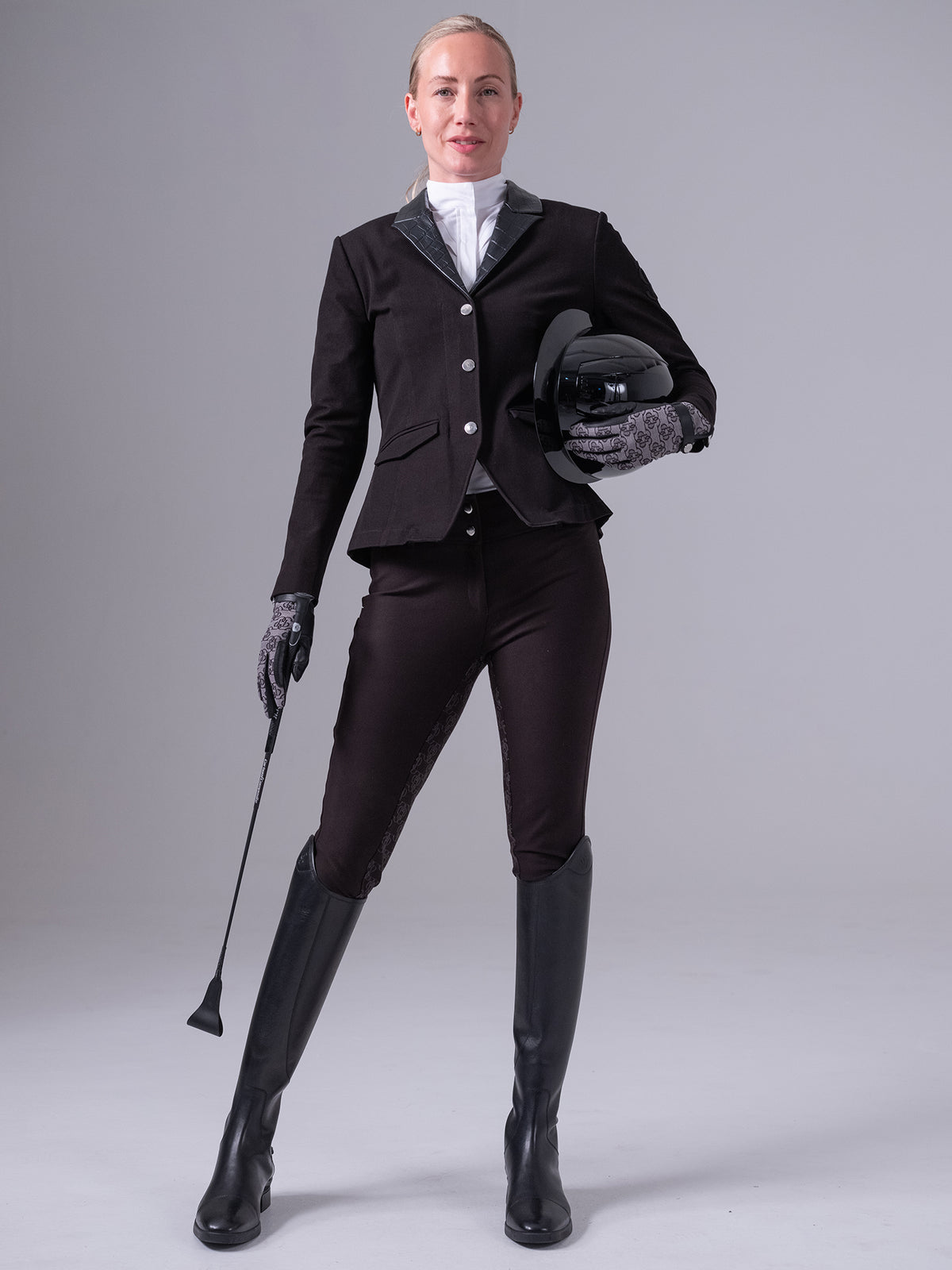 Carol Croco Blazer Black