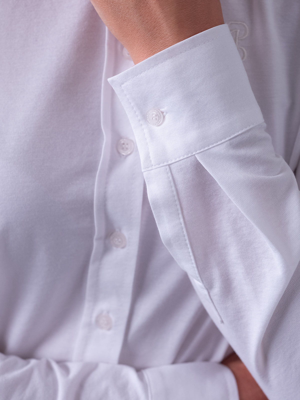 Rebecca Pique Shirt White