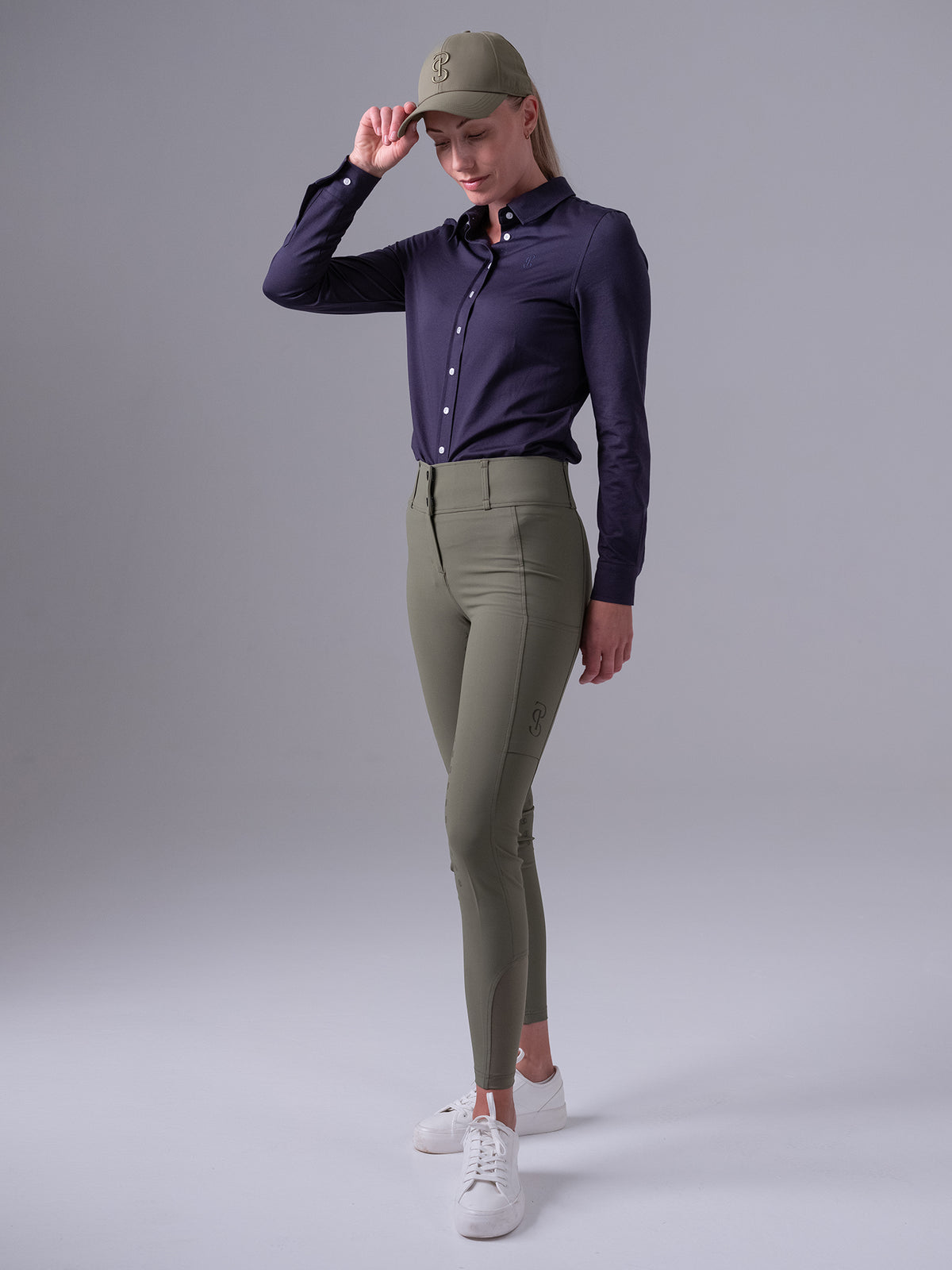 Rebecca Pique Shirt Navy