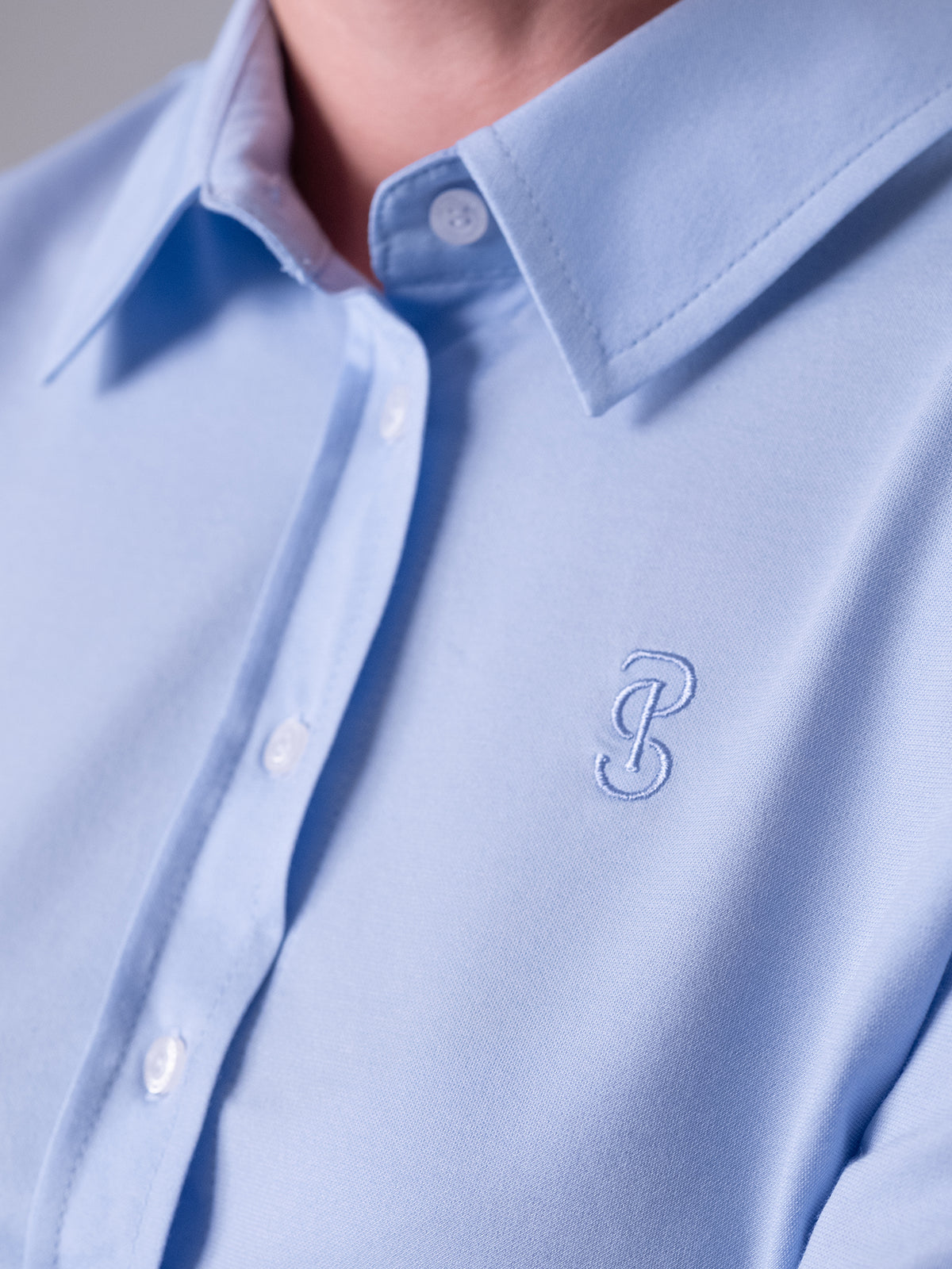 Rebecca Pique Shirt Light blue