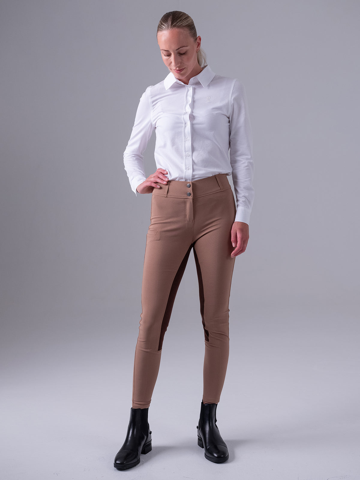 Rebecca Pique Shirt White