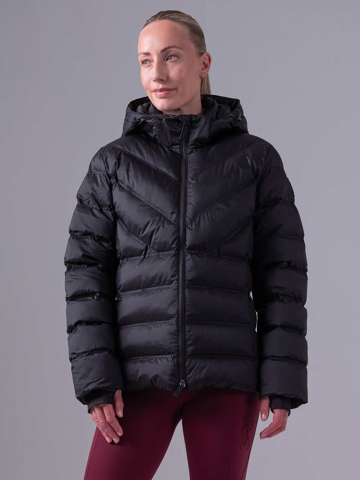 Penelope Puffer Jacket - Black