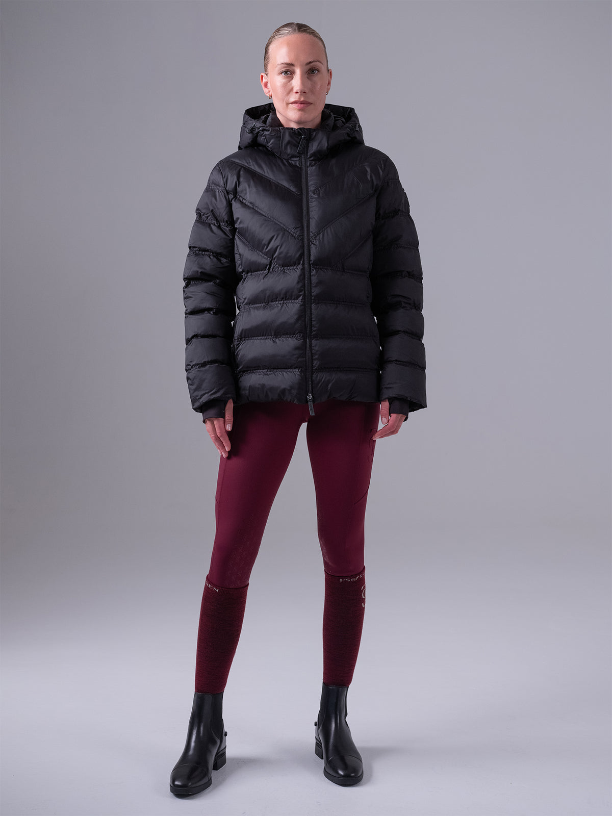 Penelope Puffer Jacket - Black